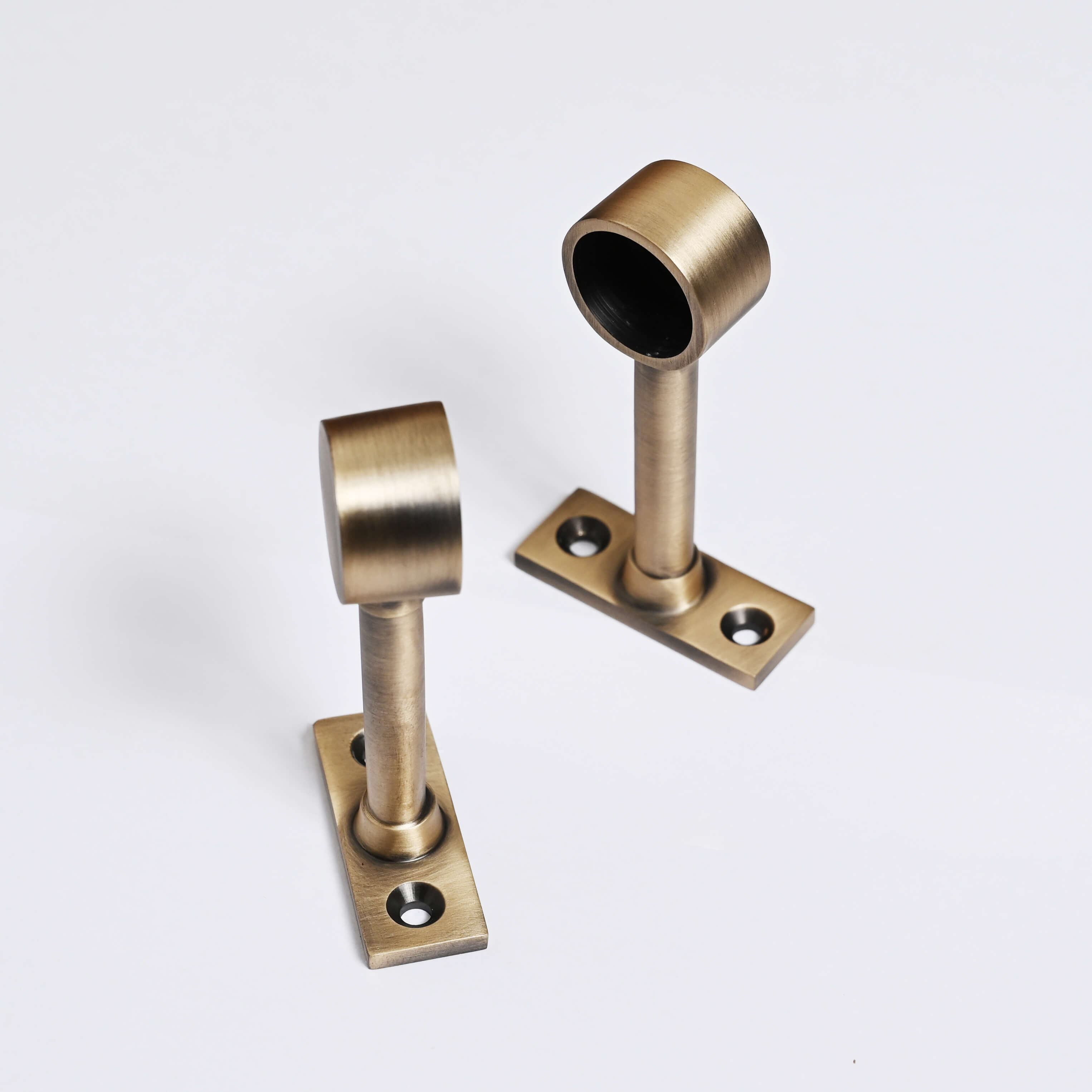 Aged Brushed Brass Hanging Rail - Hook Rails - Yester Home - Yester Home