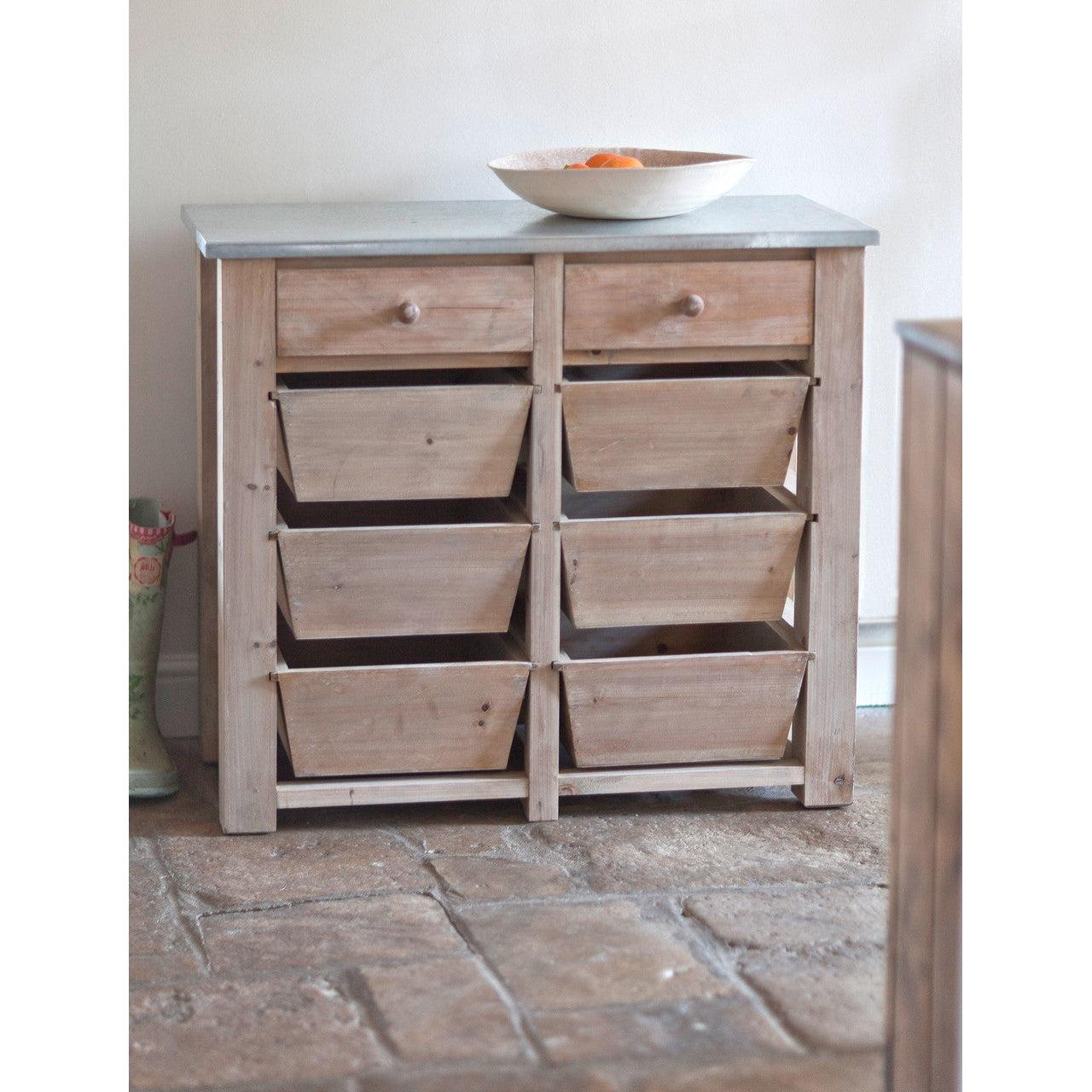 Aldsworth 8 Drawer Storage Unit - Spruce-Storage & Shelving-Yester Home