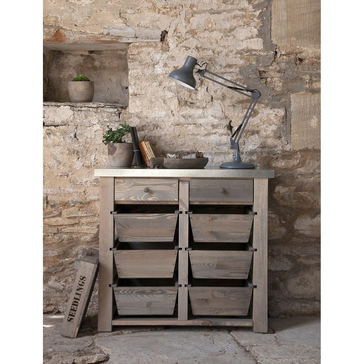 Aldsworth 8 Drawer Storage Unit - Spruce-Storage & Shelving-Yester Home