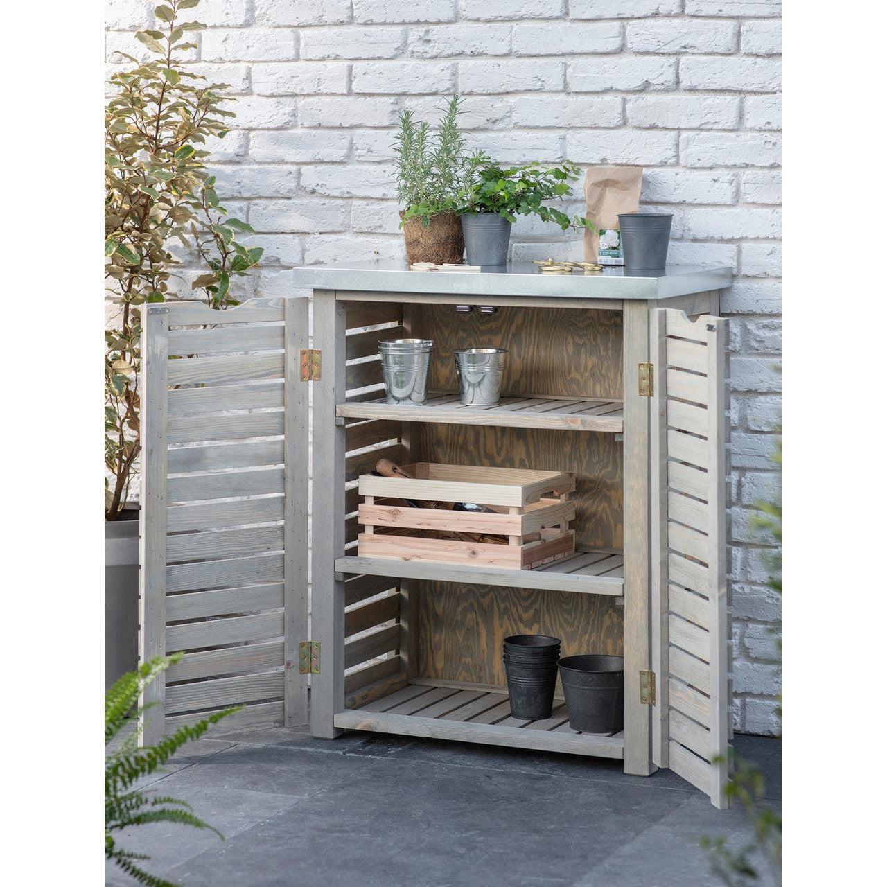 Aldsworth Slatted Storage Unit - Spruce-Outdoor Storage-Yester Home