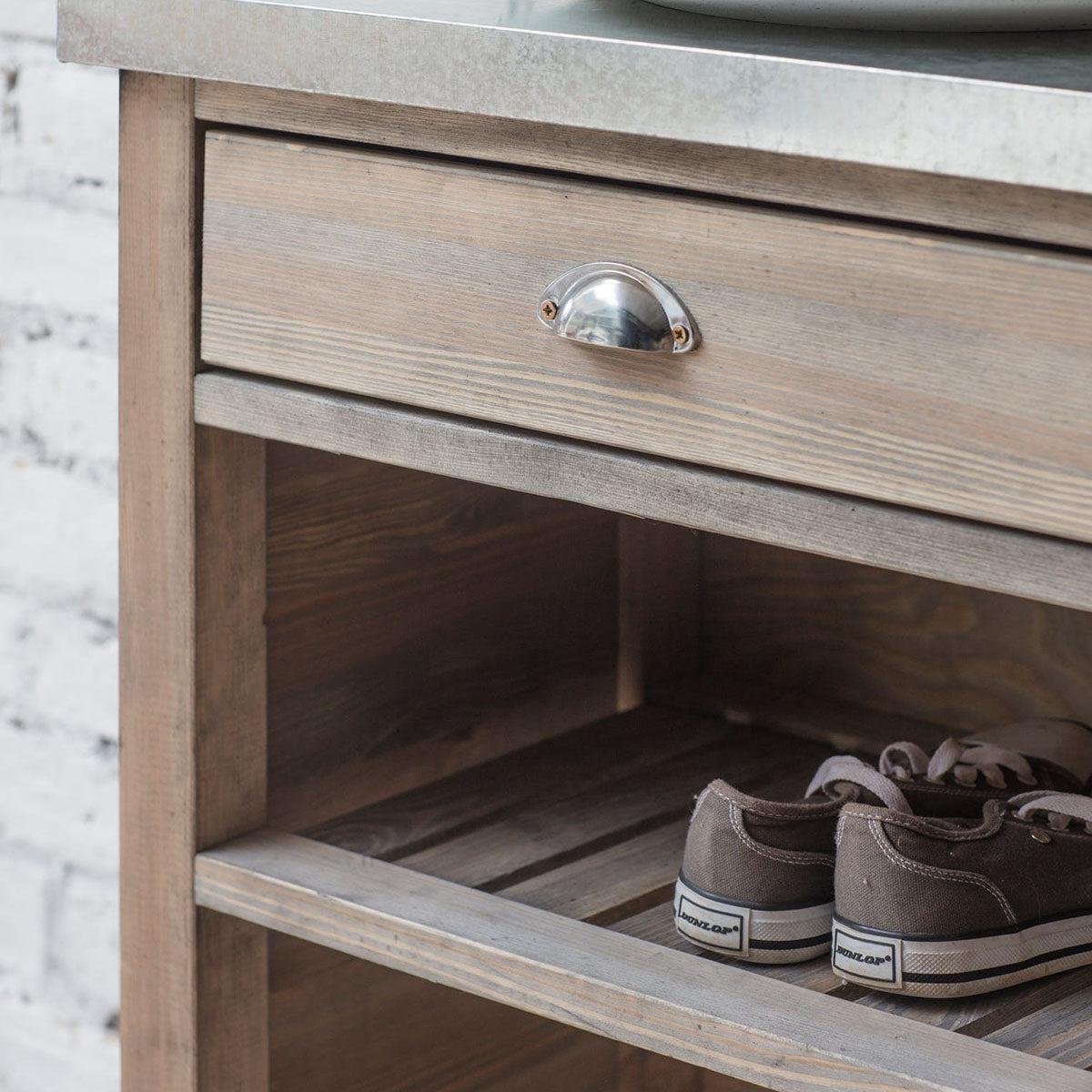 Aldsworth Wooden Bootroom Welly Store Unit-Boot & Shoe Storage-Yester Home