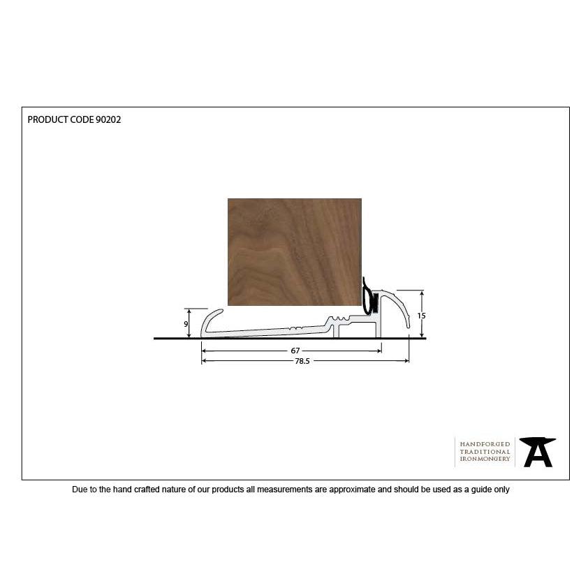 Aluminium 1219mm OUM/6 Threshold | From The Anvil-Thresholds-Yester Home