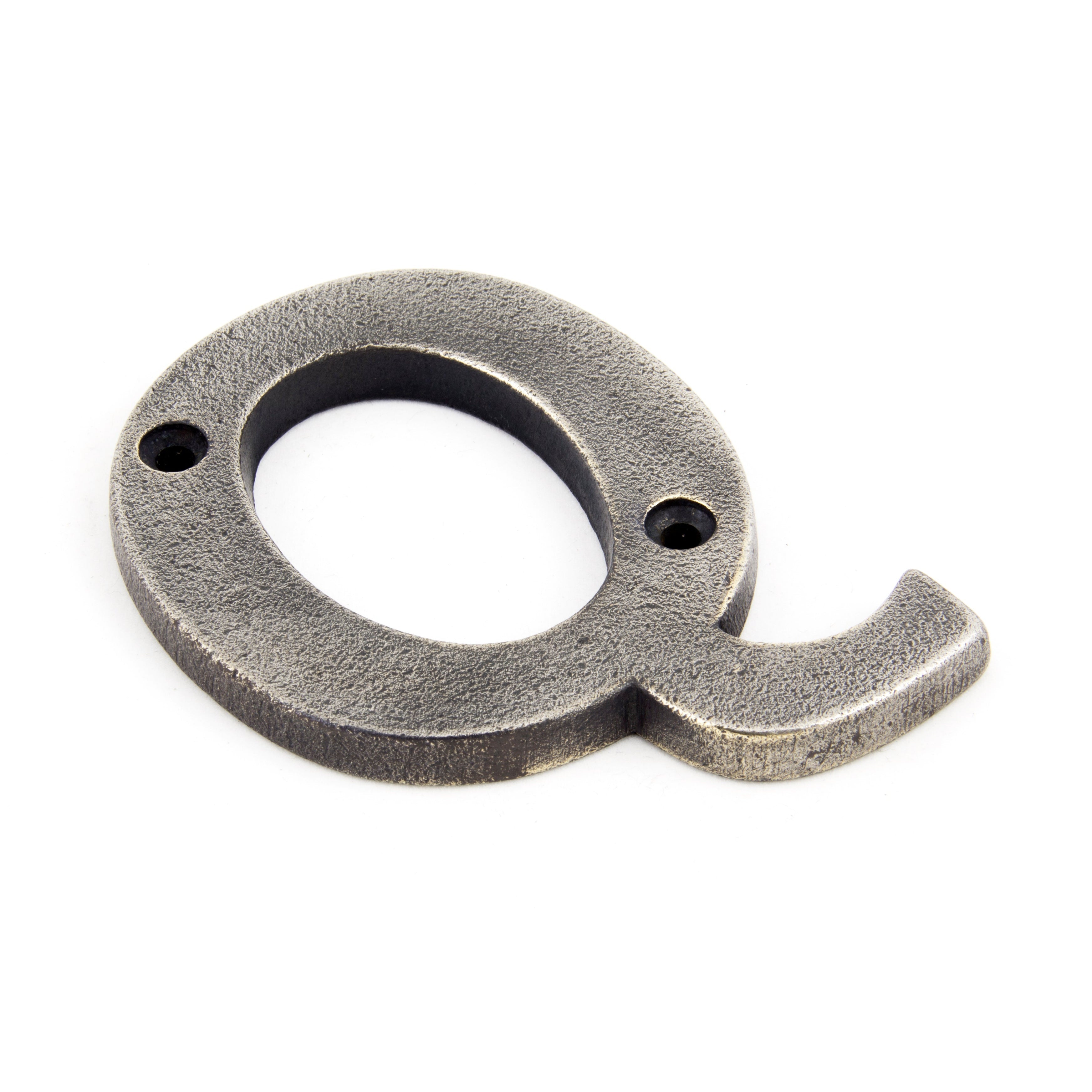 Antique Pewter Letter Q | From The Anvil-Letters-Yester Home