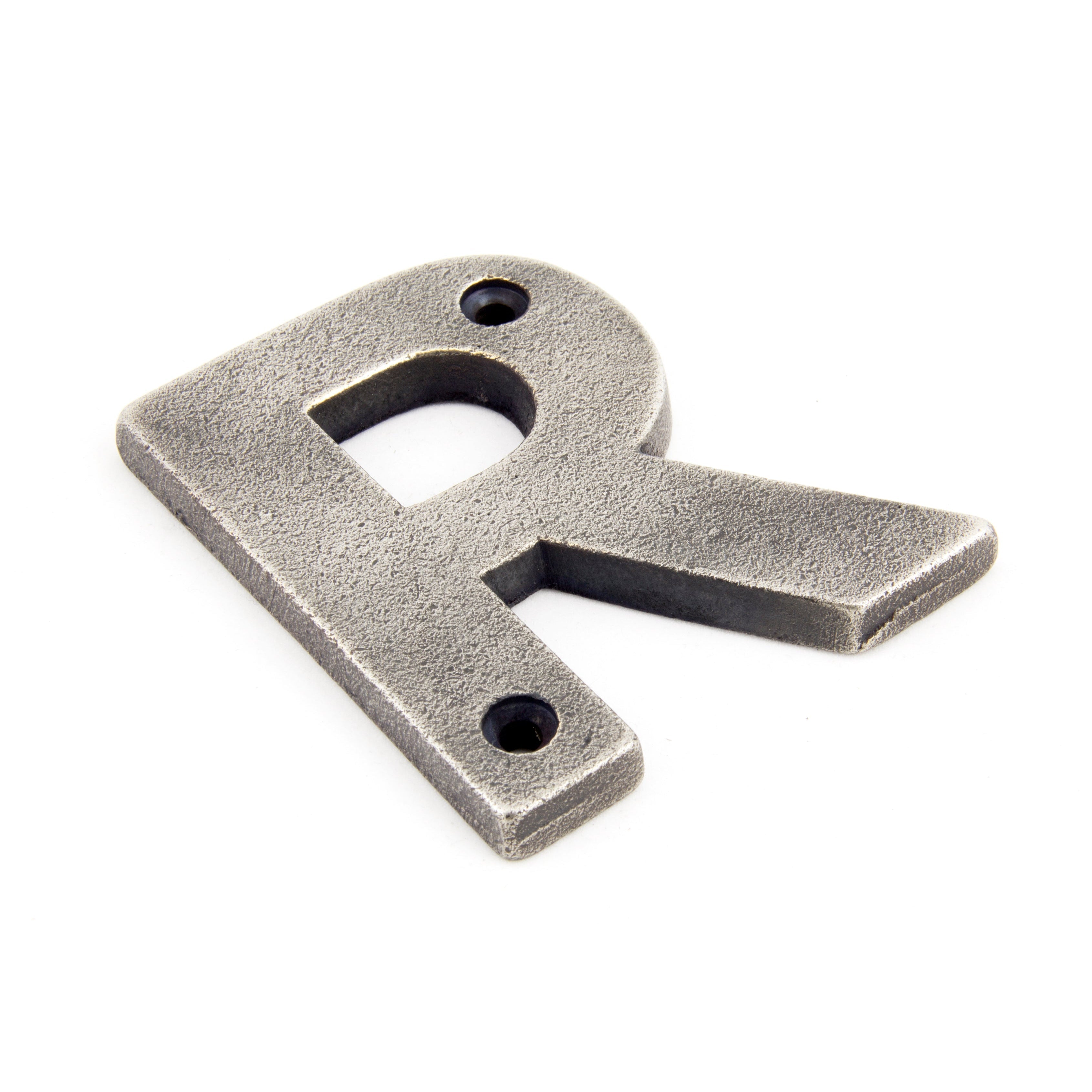 Antique Pewter Letter R | From The Anvil-Letters-Yester Home