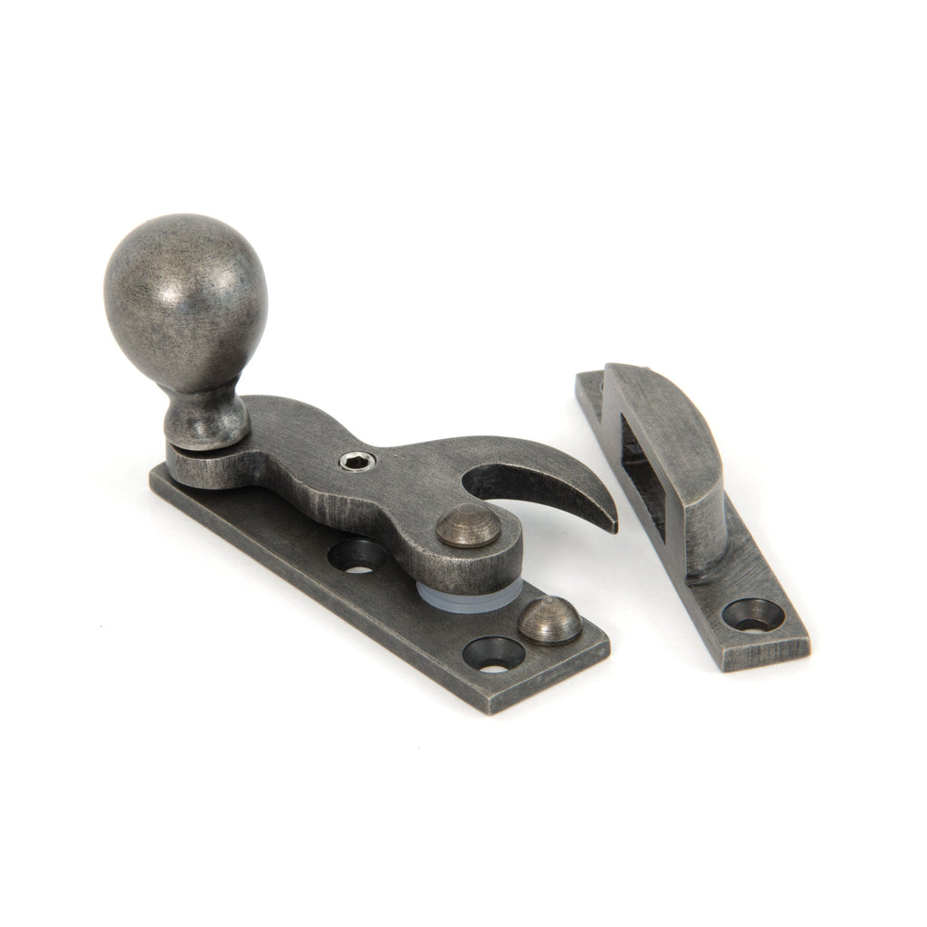 Antique Pewter Sash Hook Fastener | From The Anvil-Sash Hook Fasteners-Yester Home