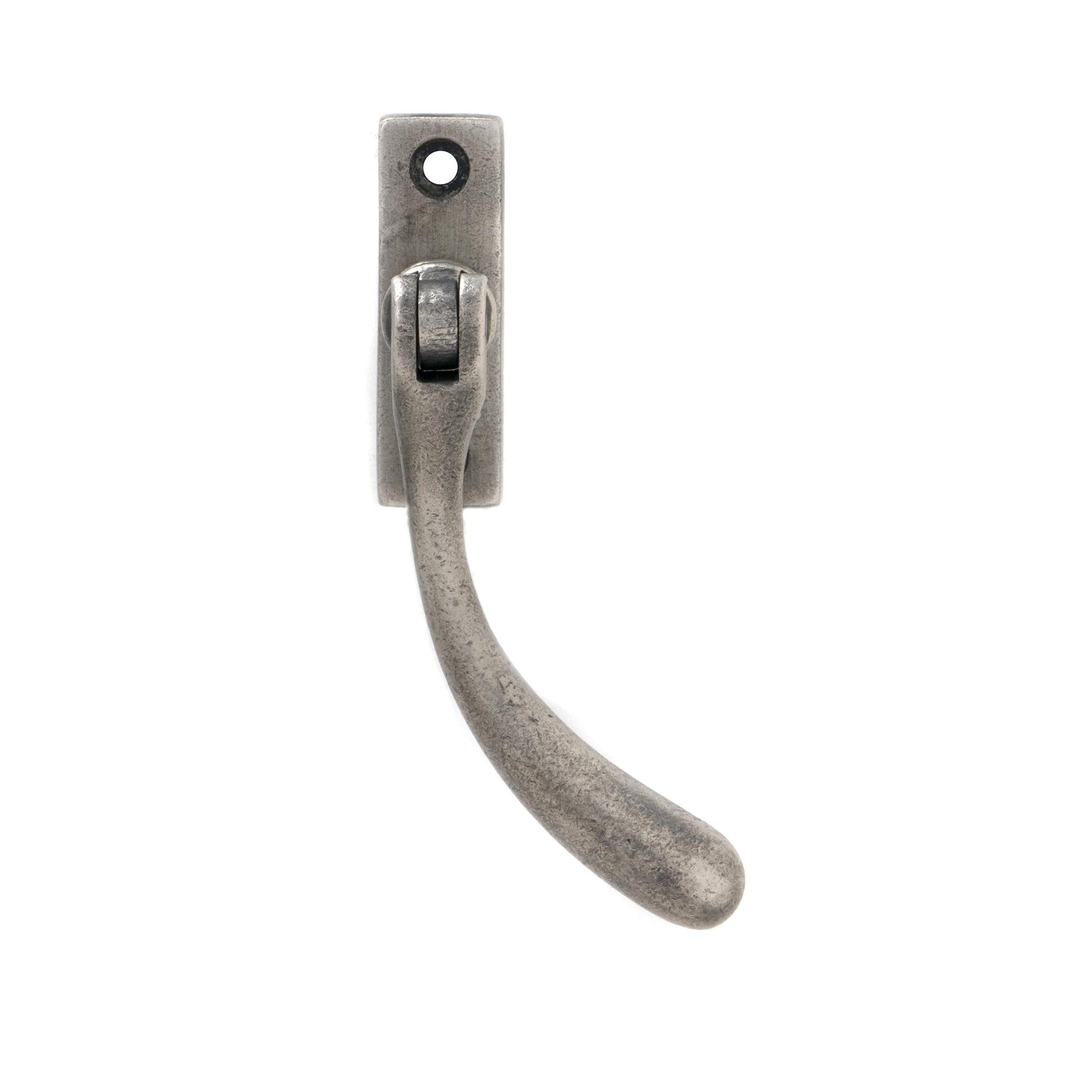 Antique Pewter Slim Peardrop Espag - RH | From The Anvil - Espag. Fasteners - From The Anvil - Yester Home