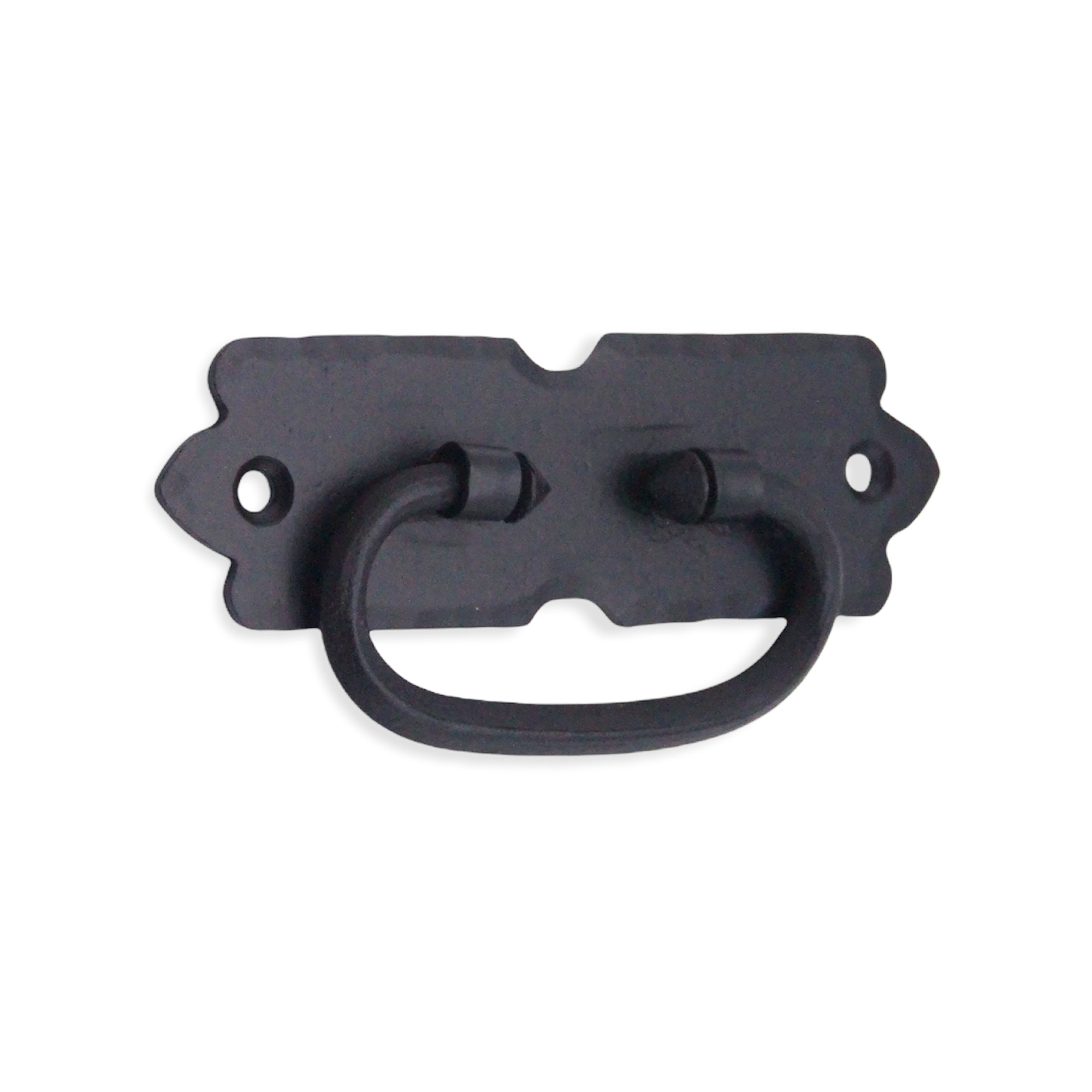 Arrow Ring Drop Pull Matt Black-Ring Drop Pulls-Yester Home