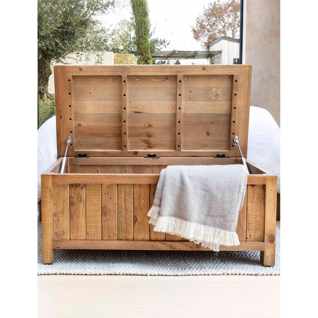Ashwell Blanket Box | Natural - Shoe Storage - Garden Trading - Yester Home
