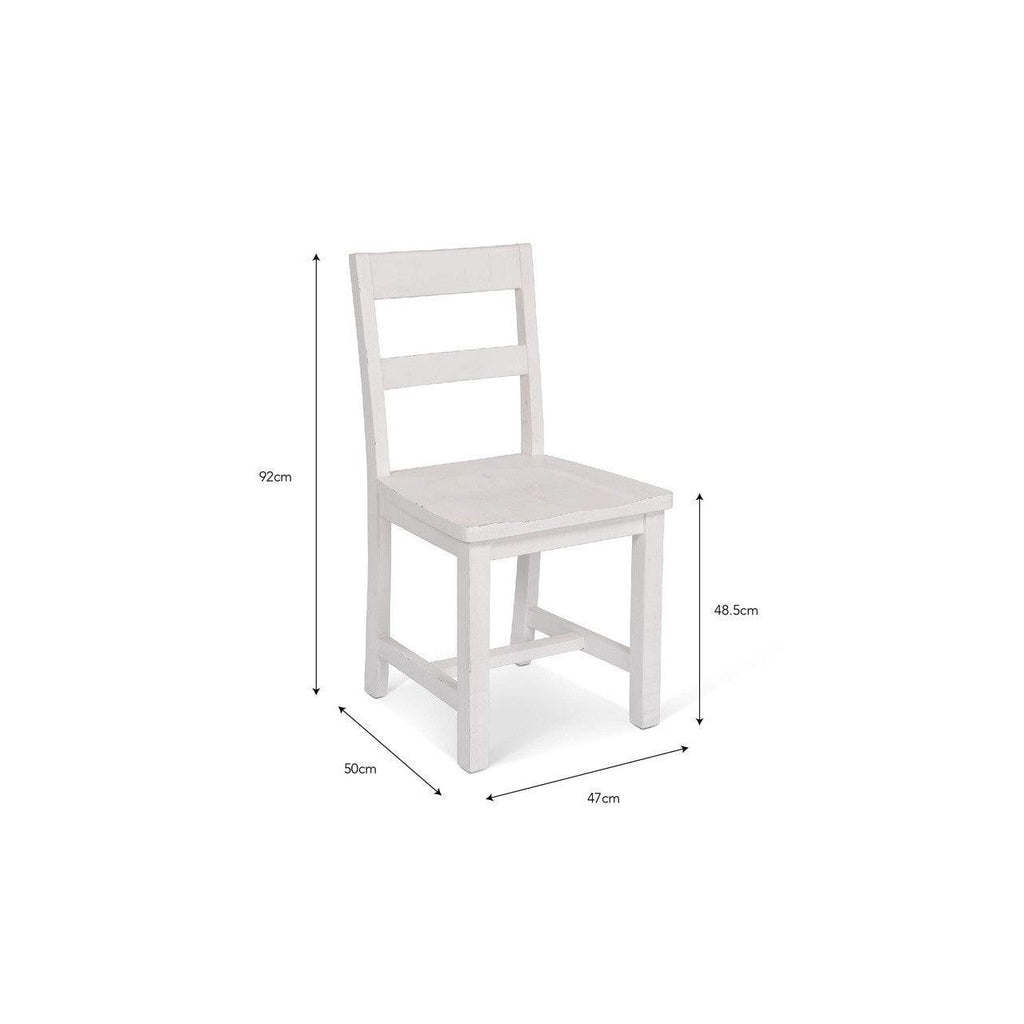 Ashwell Dining Chair |Set of 2 | Whitewash-Dining Chairs & Benches-Yester Home