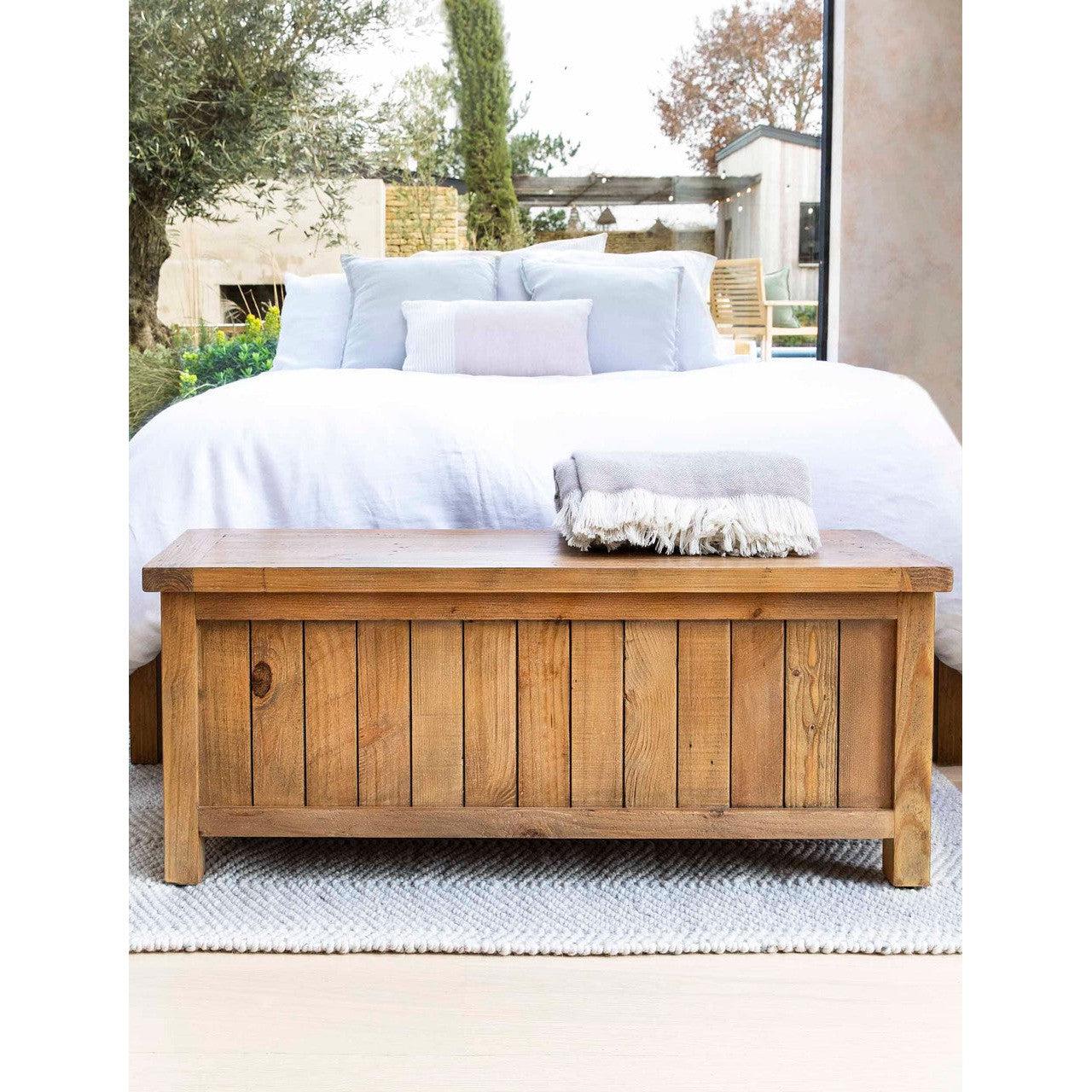 Ashwell Storage Bench Box | Natural - Shoe Storage - Garden Trading - Yester Home