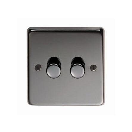BN Double LED Dimmer Switch | From The Anvil-Electrical Switches & Sockets-Yester Home