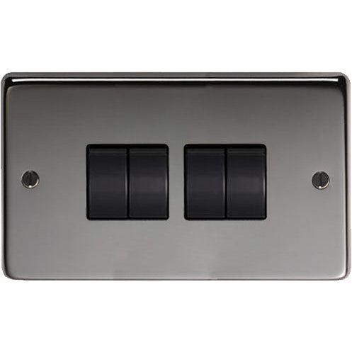 BN Quad 10 Amp Switch | From The Anvil-Electrical Switches & Sockets-Yester Home