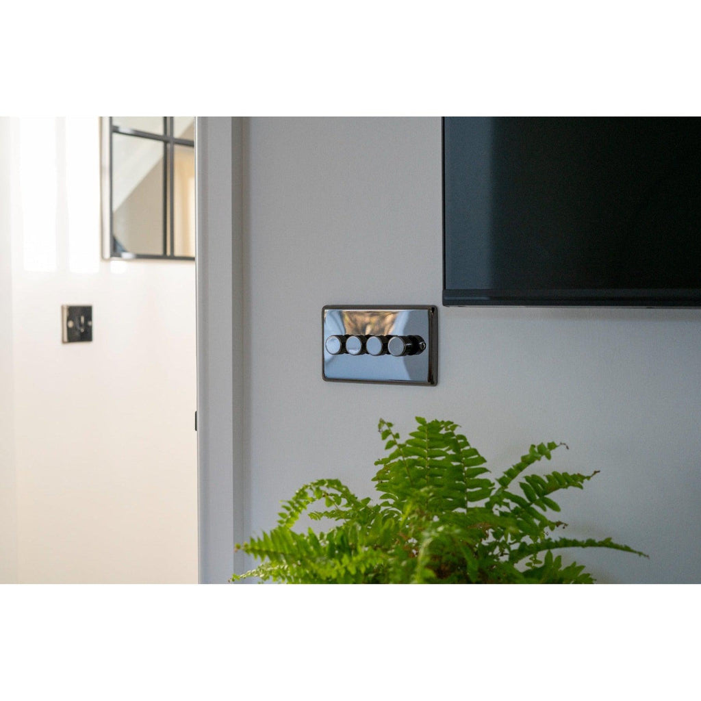 BN Quad LED Dimmer Switch | From The Anvil-Electrical Switches & Sockets-Yester Home