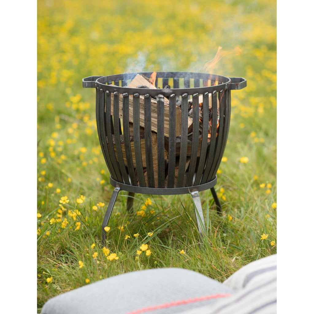 Barrington Fire Pit, Large - Steel-Fire Pits & Braziers-Yester Home