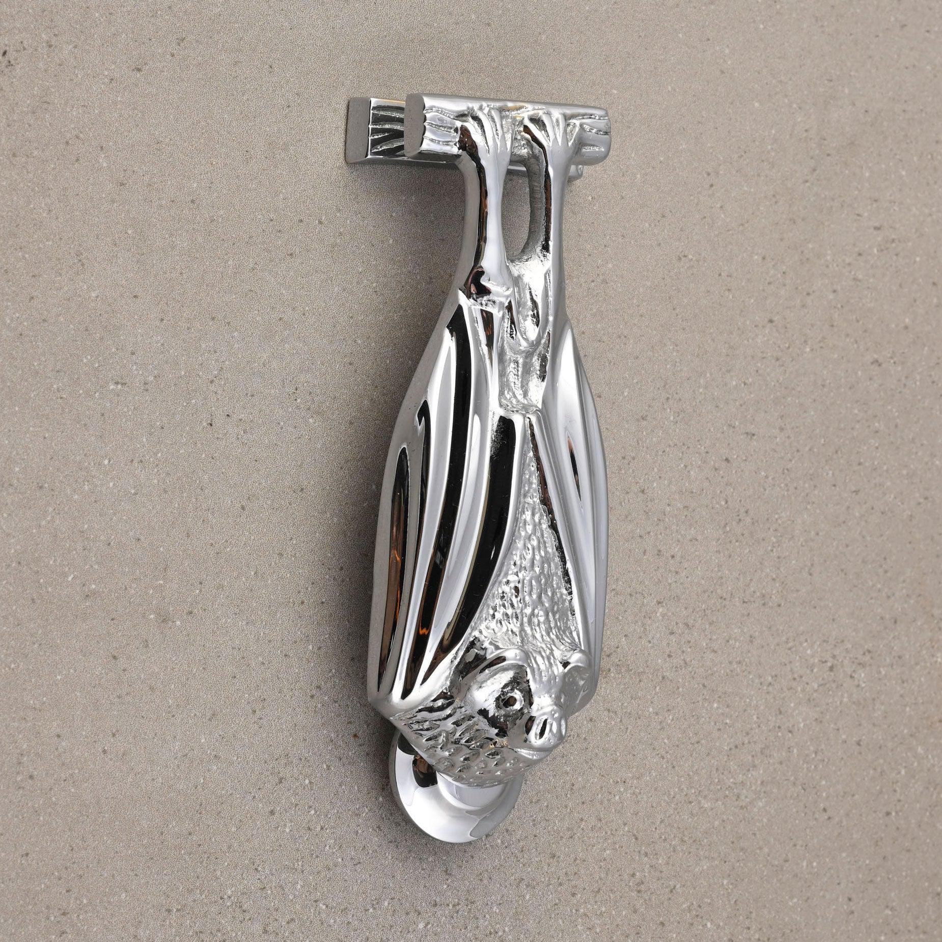 Bat Door Knocker | Solid Brass-Door Knocker-Yester Home