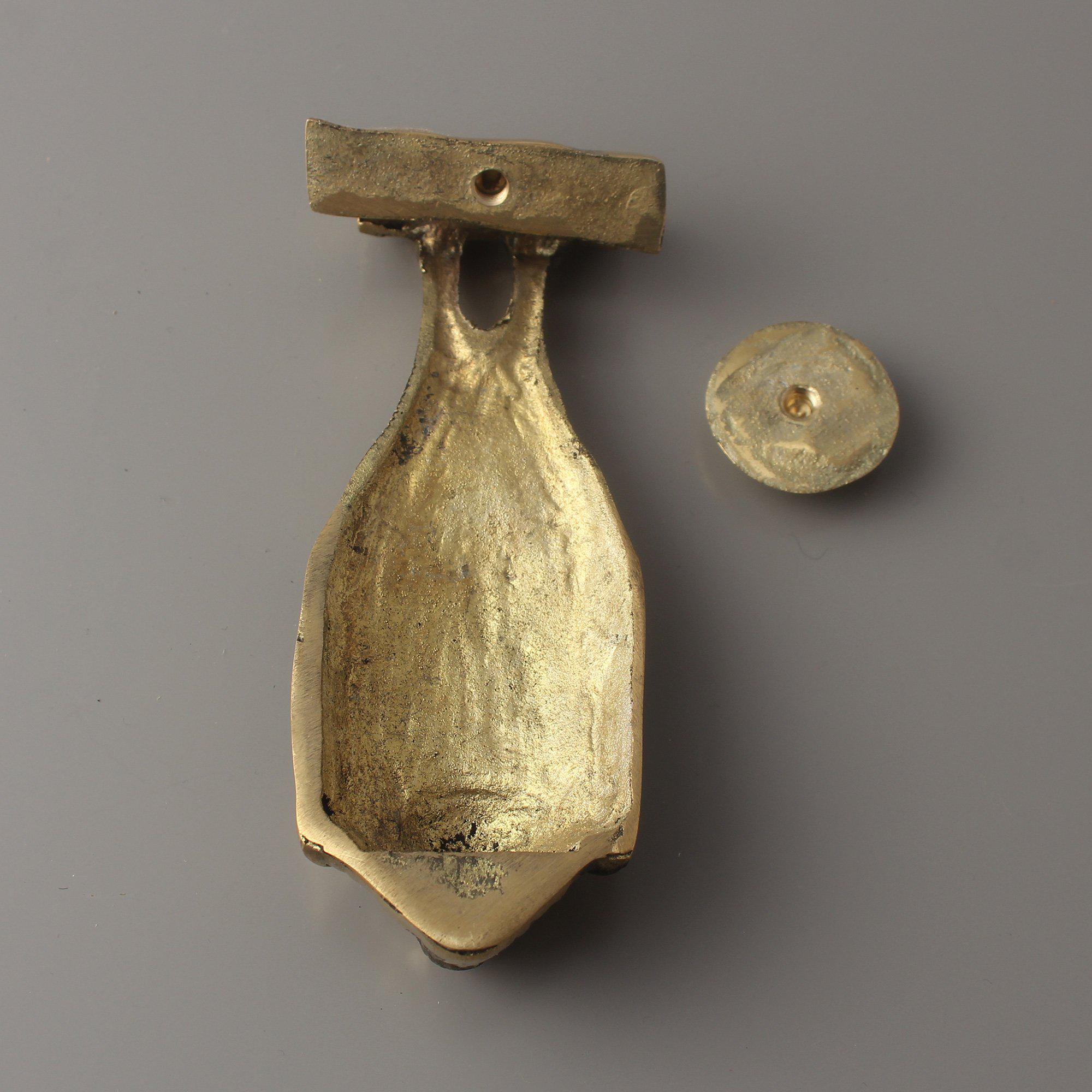 Bat Door Knocker | Solid Brass-Door Knocker-Yester Home