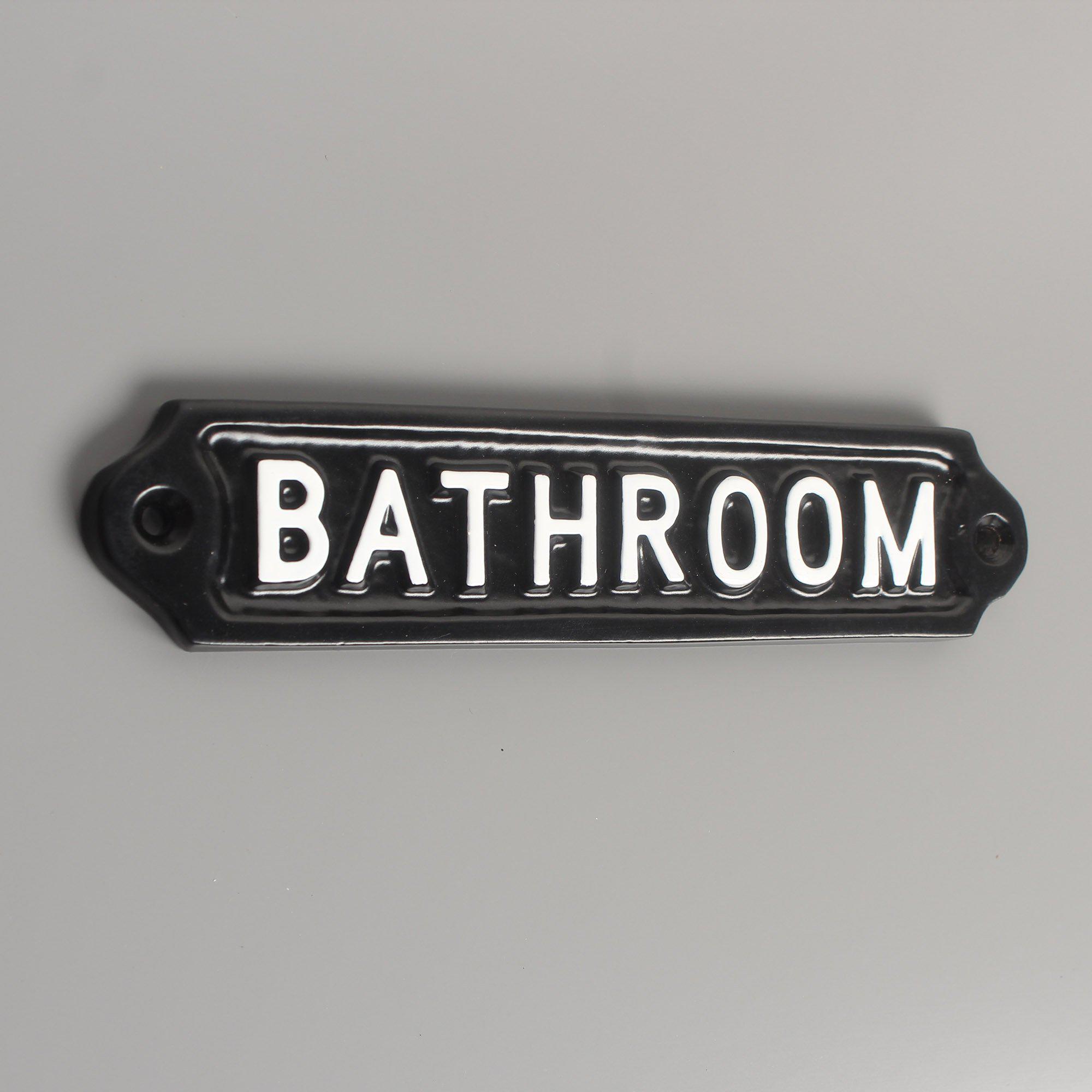 Bathroom Door Sign-Toilet Sign-Yester Home