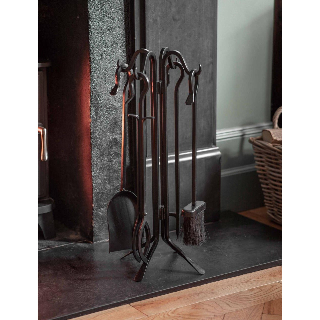 Batsford Fireside Tool Set | Black - Fire Companion Set - Garden Trading - Yester Home