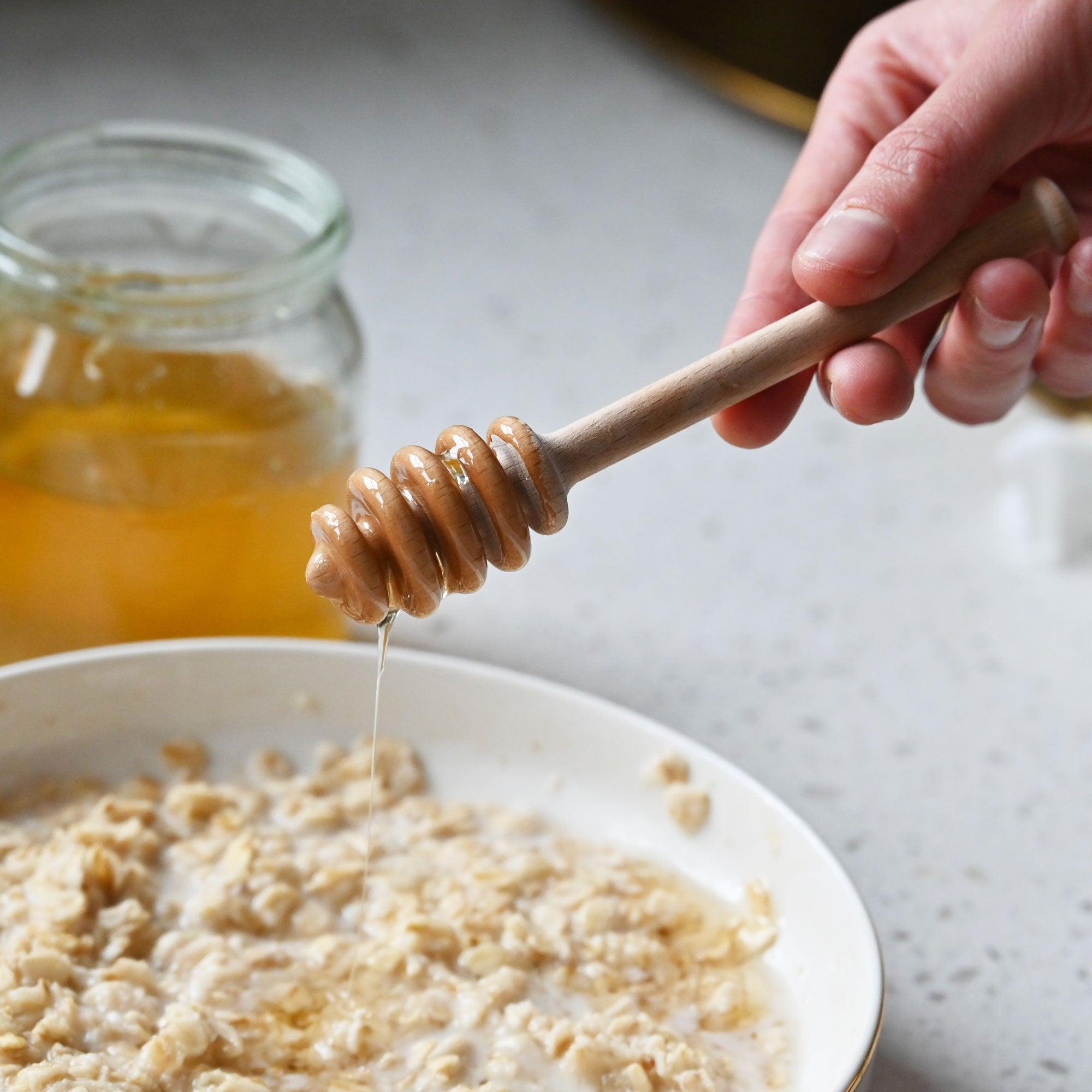 Beech Beehive Honey Dipper-Kitchen Tools & Utensils-Yester Home