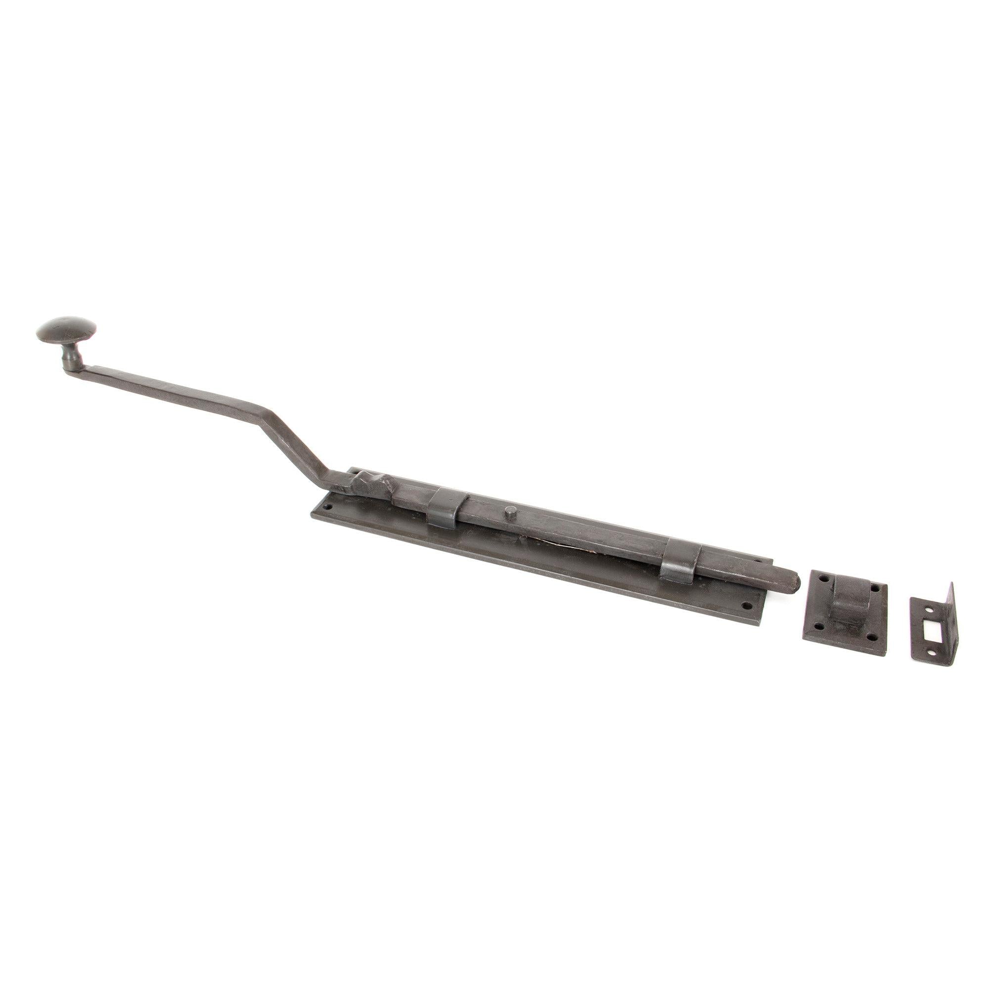 Beeswax 10" French Door Bolt | From The Anvil - Bolts - From The Anvil - Yester Home