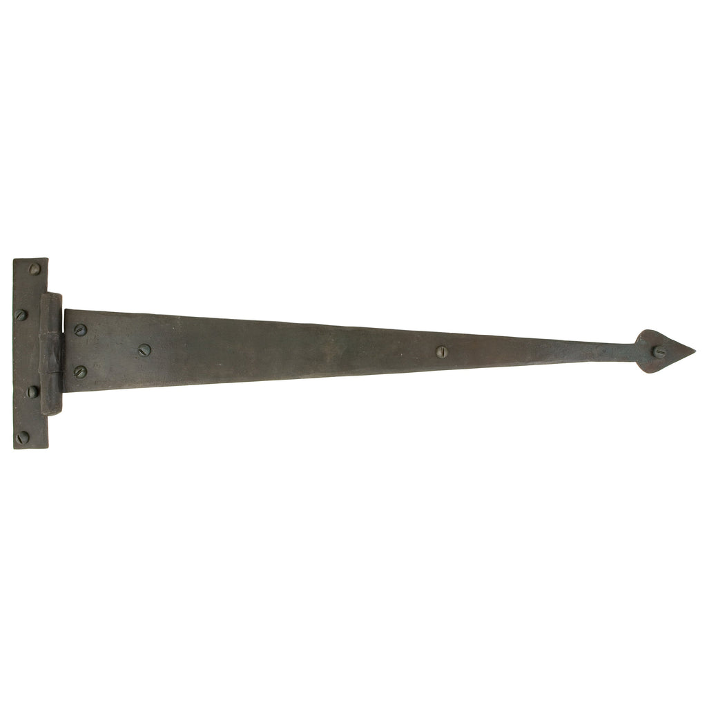 Beeswax 18" Arrow Head T Hinge (pair) | From The Anvil-T Hinges-Yester Home