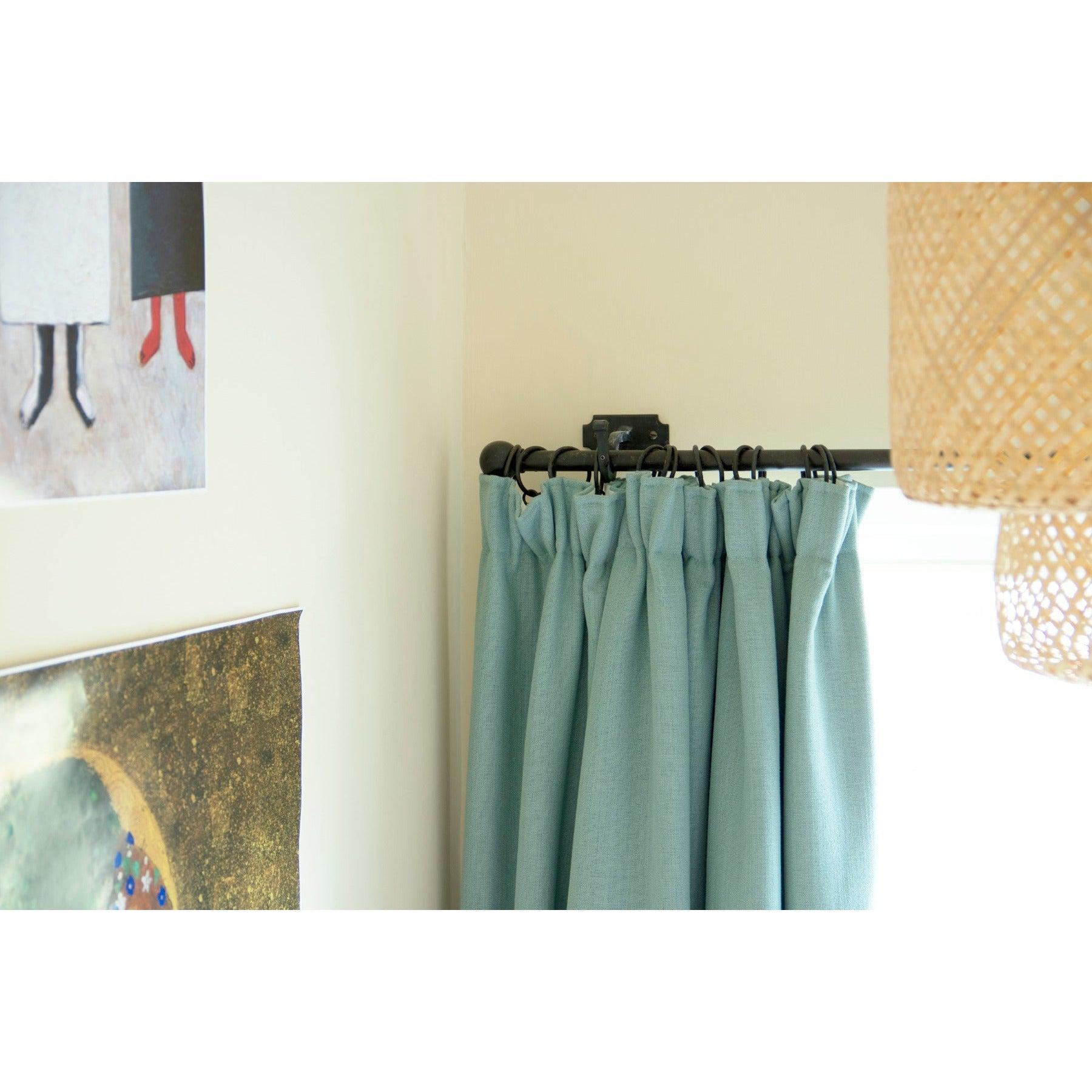 Beeswax 1.5m Curtain Pole | From The Anvil-Poles-Yester Home