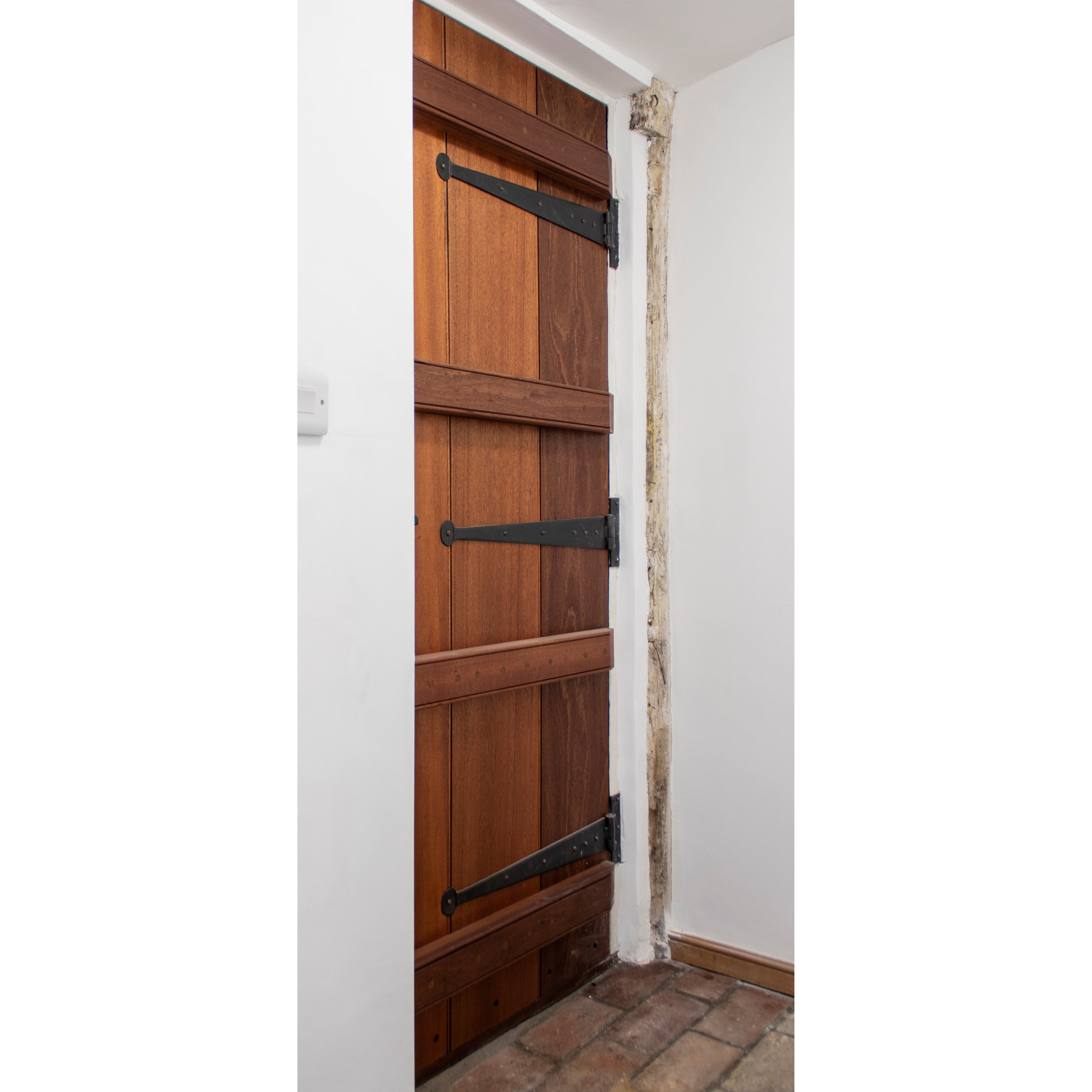 Beeswax 22" Penny End T Hinge (pair) | From The Anvil-T Hinges-Yester Home
