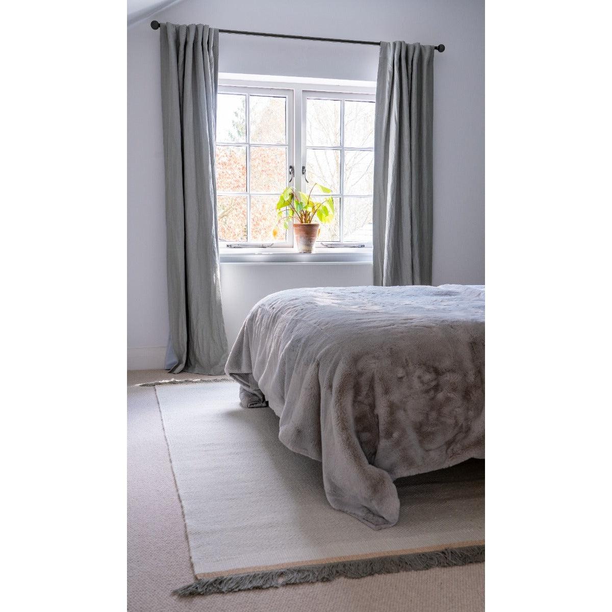 Beeswax 2m Curtain Pole | From The Anvil-Poles-Yester Home