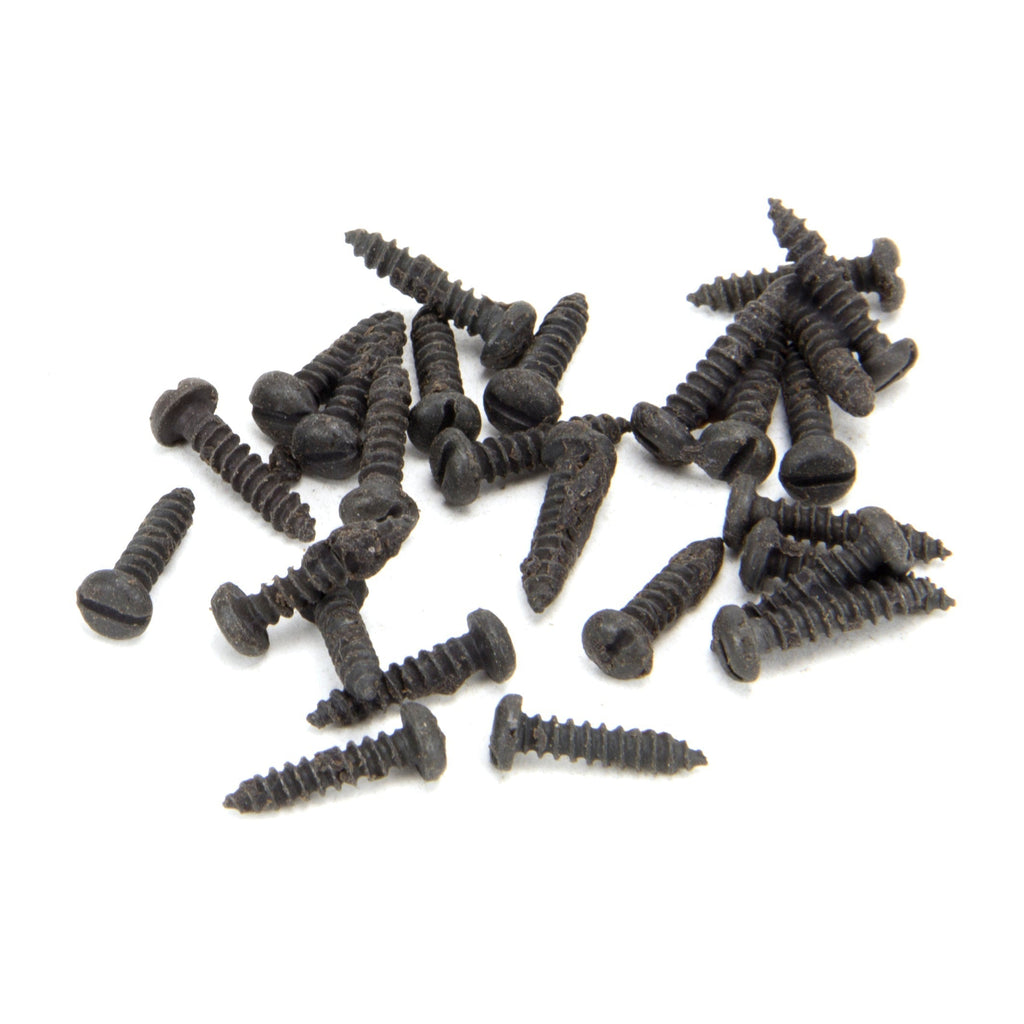Beeswax 4 x 1/2" Round Head Screws (25) | From The Anvil-Screws & Bolts-Yester Home