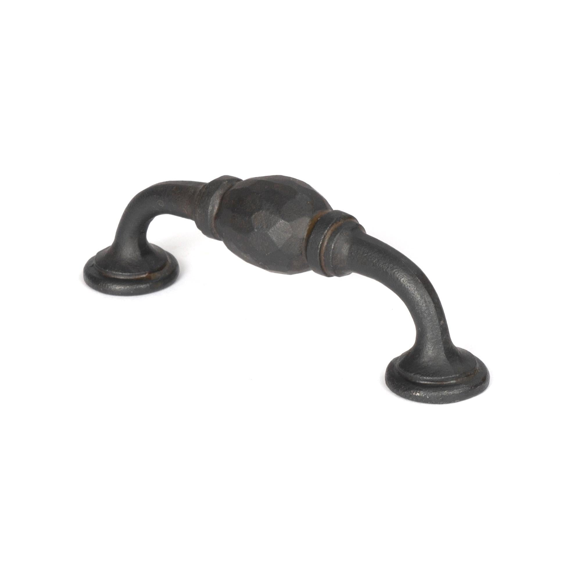 Beeswax 5" Hammered D Handle | From The Anvil - D Handles - From The Anvil - Yester Home