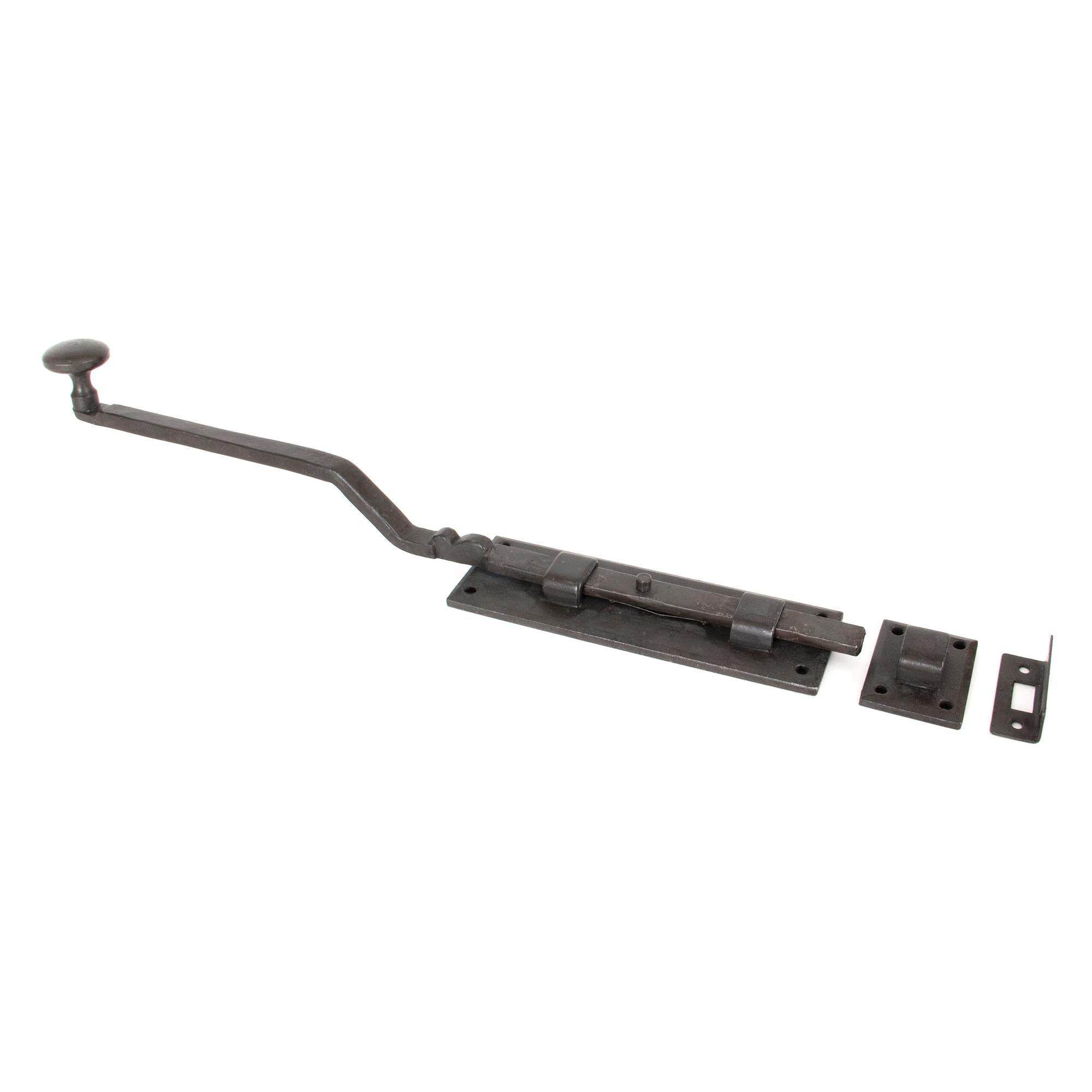 Beeswax 6" French Door Bolt | From The Anvil - Bolts - From The Anvil - Yester Home