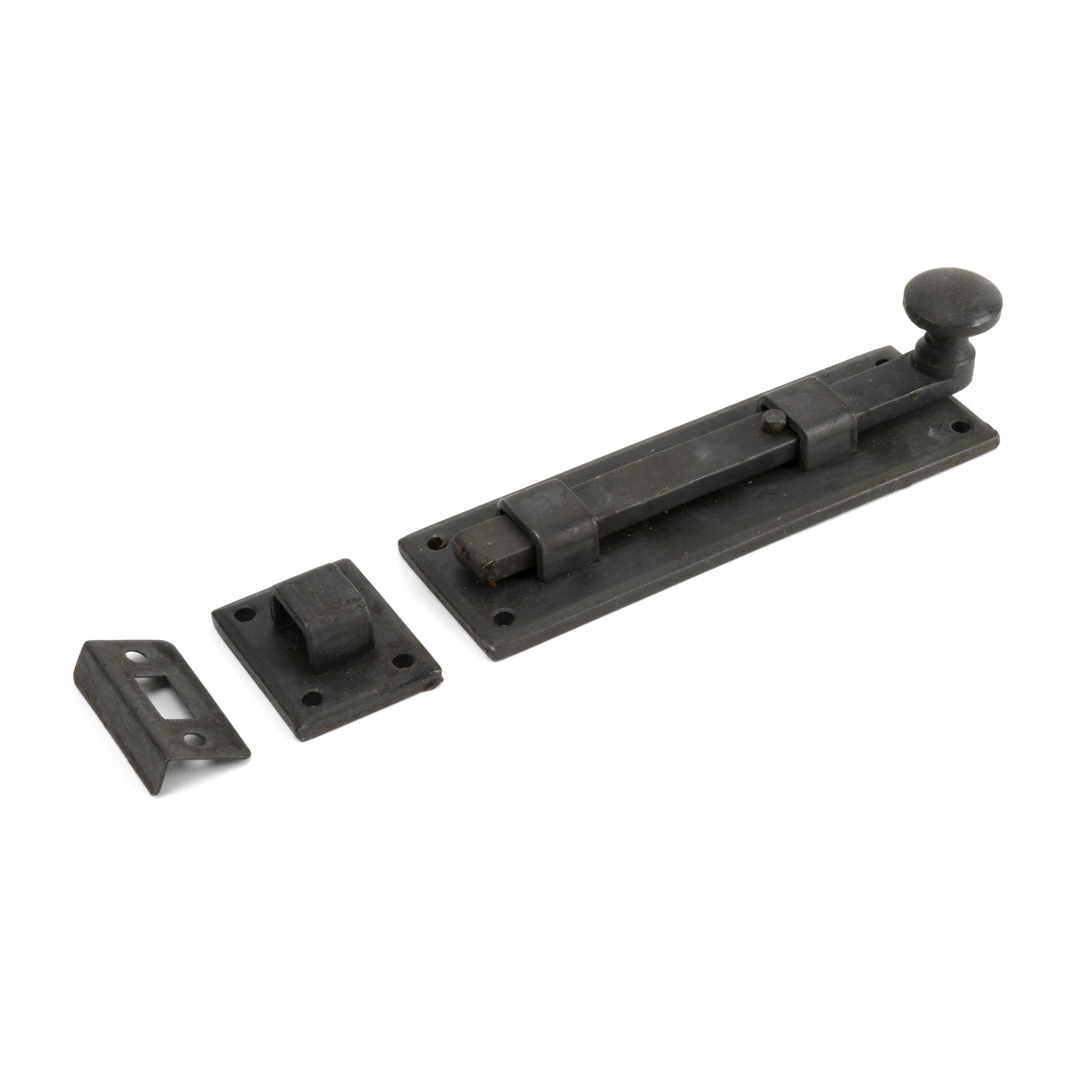 Beeswax 6" Straight Knob Bolt | From The Anvil-Bolts-Yester Home