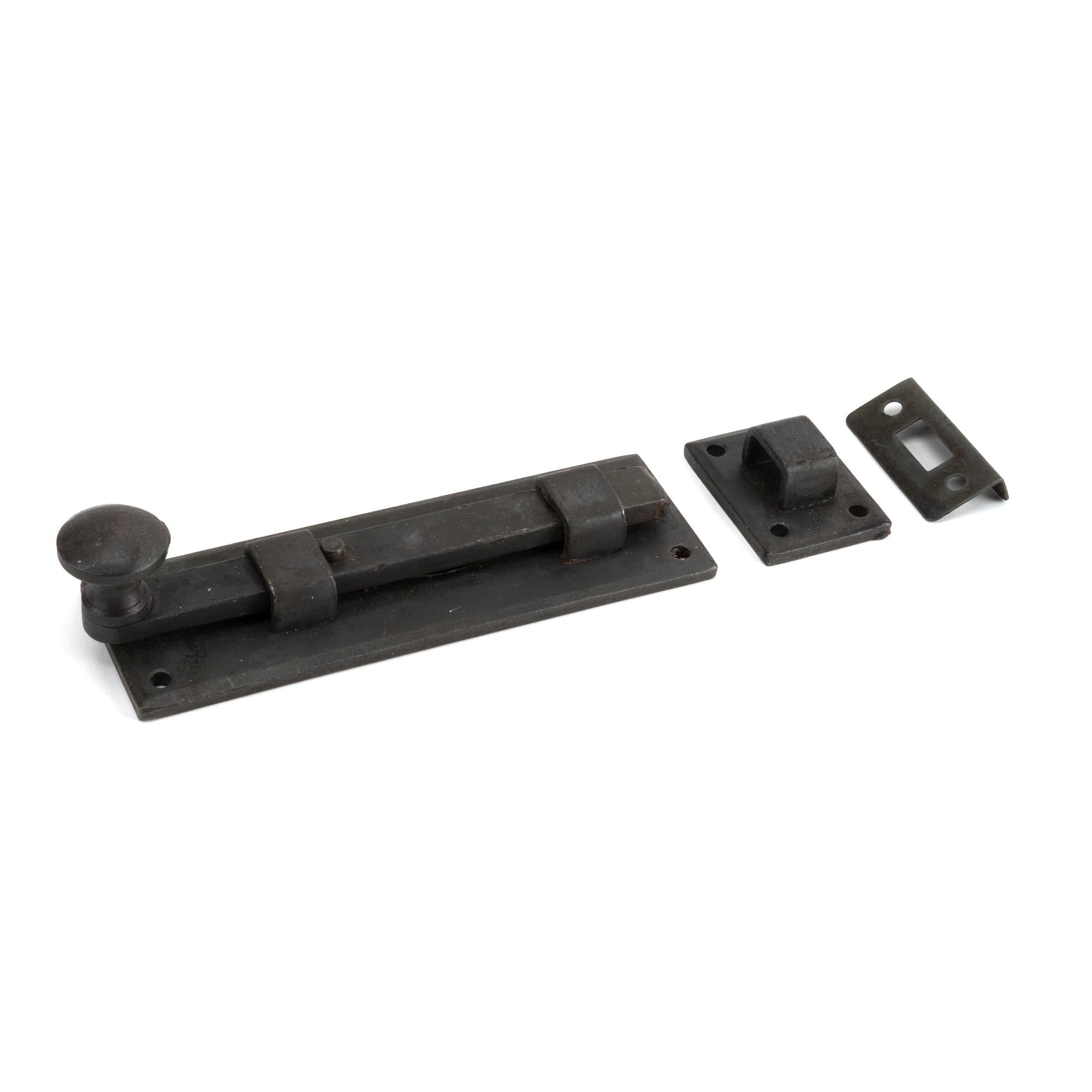 Beeswax 6" Straight Knob Bolt | From The Anvil - Bolts - From The Anvil - Yester Home
