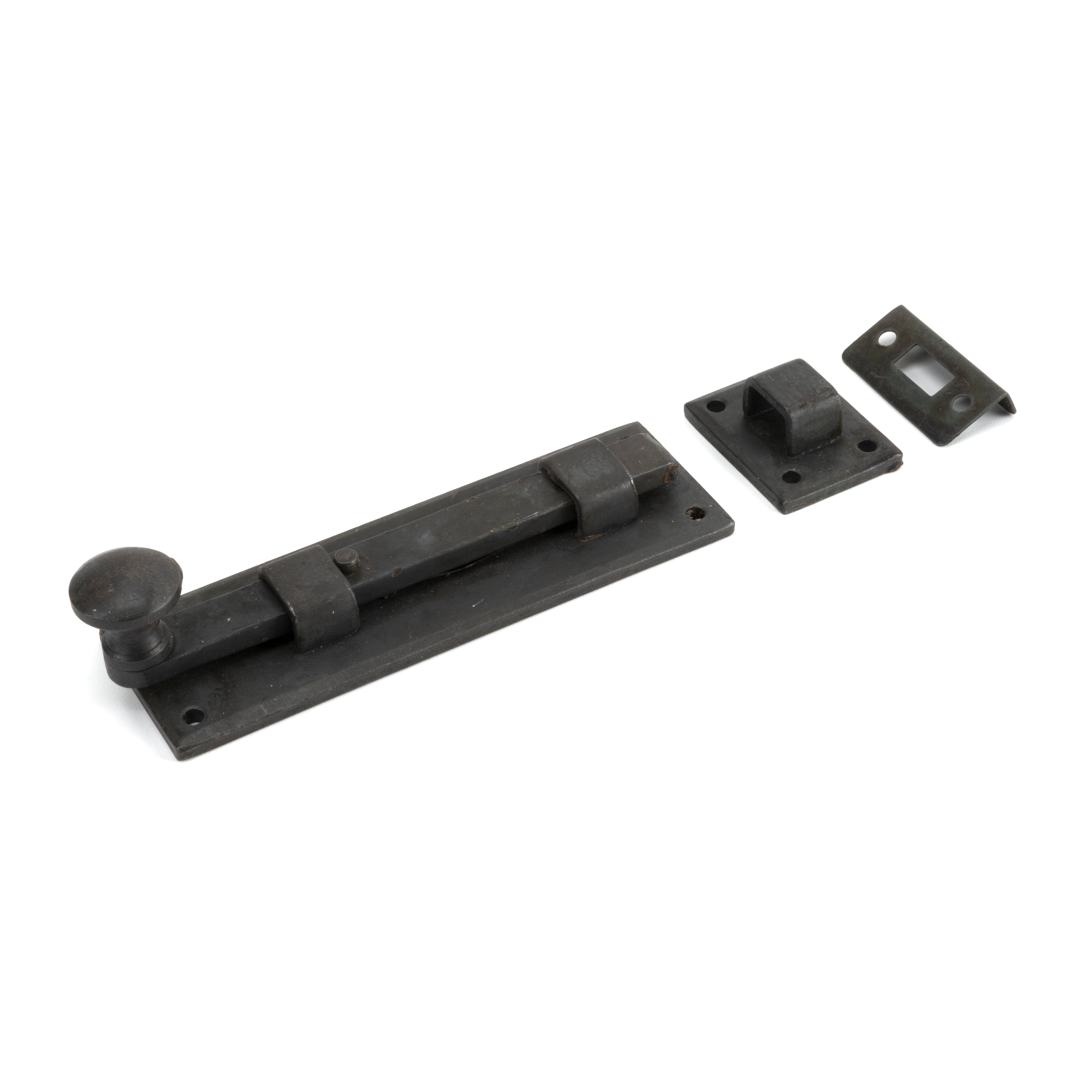 Beeswax 6" Straight Knob Bolt | From The Anvil-Bolts-Yester Home
