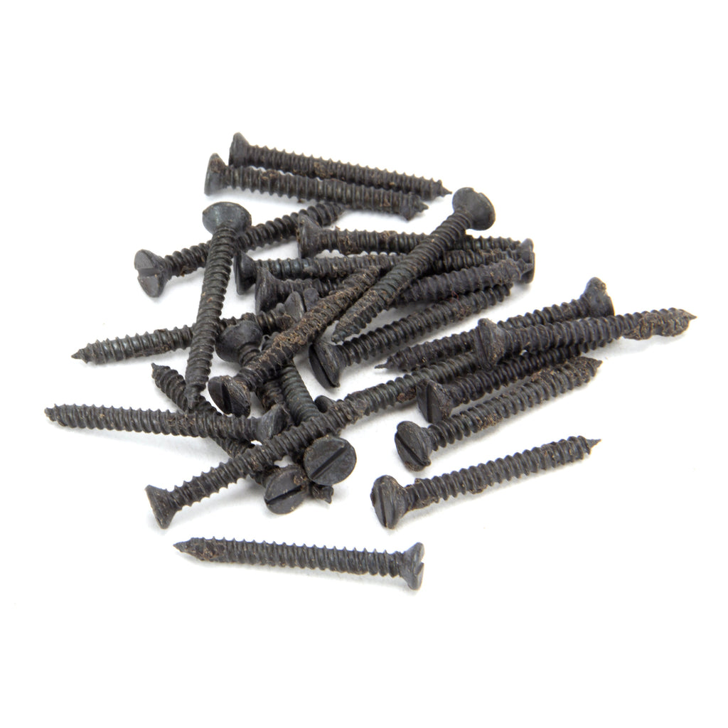 Beeswax 6 x 1¼" Countersunk Screws (25) | From The Anvil-Screws & Bolts-Yester Home