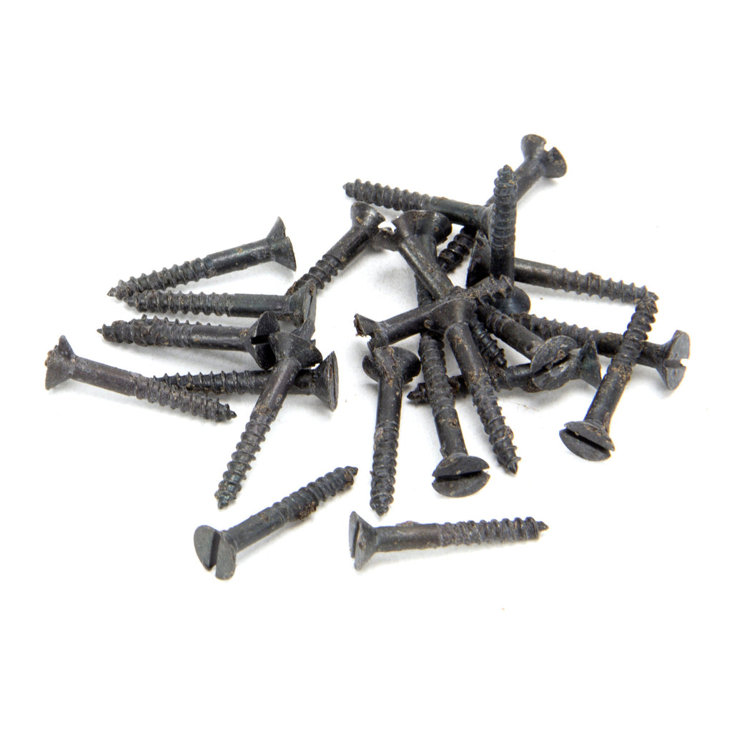 Beeswax 6 x 1" Countersunk Screws (25) | From The Anvil-Screws & Bolts-Yester Home
