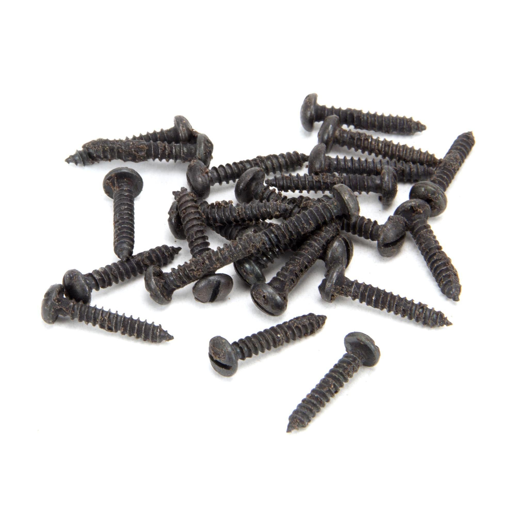 Beeswax 6 x 3/4" Round Head Screws (25) | From The Anvil - Screws & Bolts - From The Anvil - Yester Home