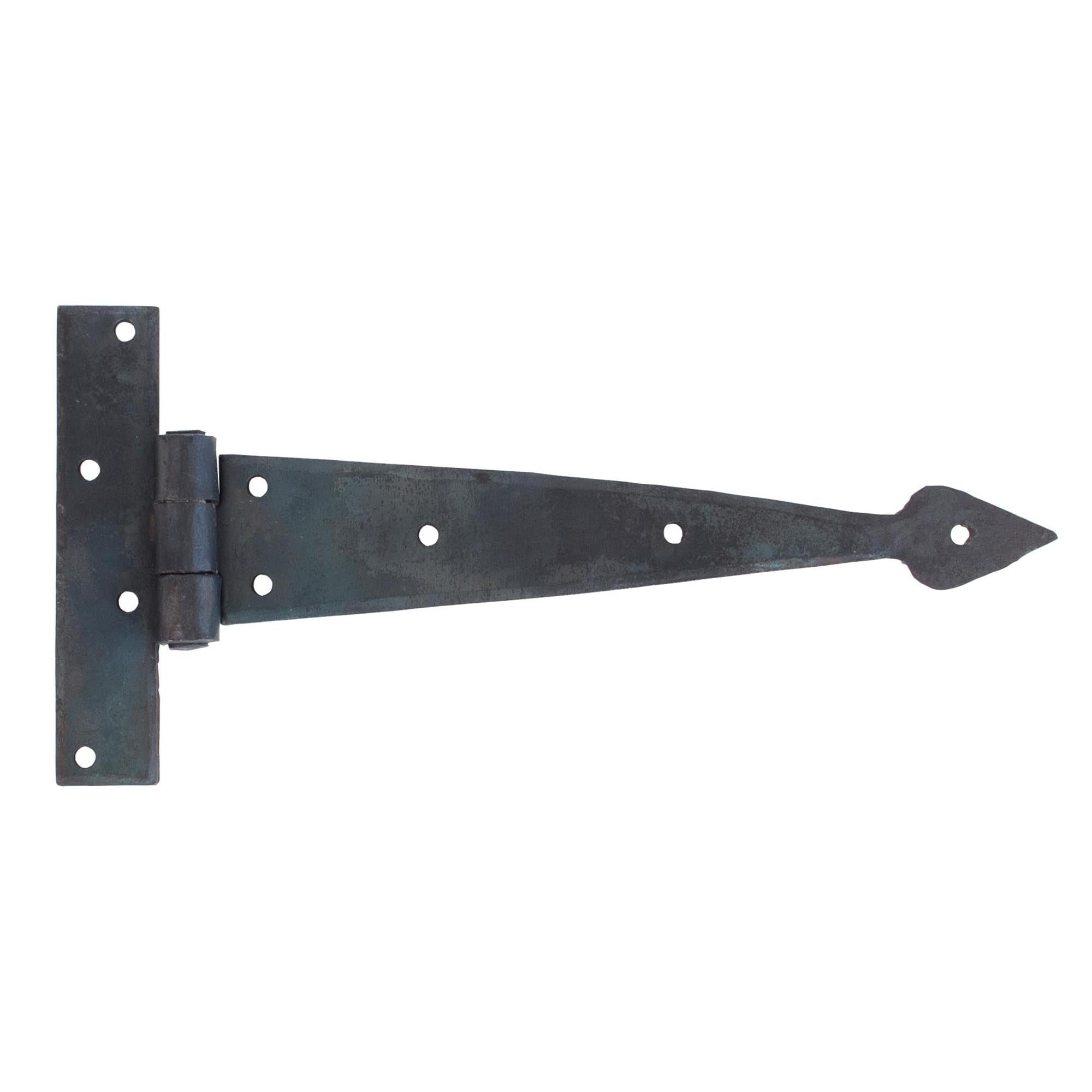 Beeswax 9" Arrow Head T Hinge (pair) | From The Anvil - T Hinges - From The Anvil - Yester Home