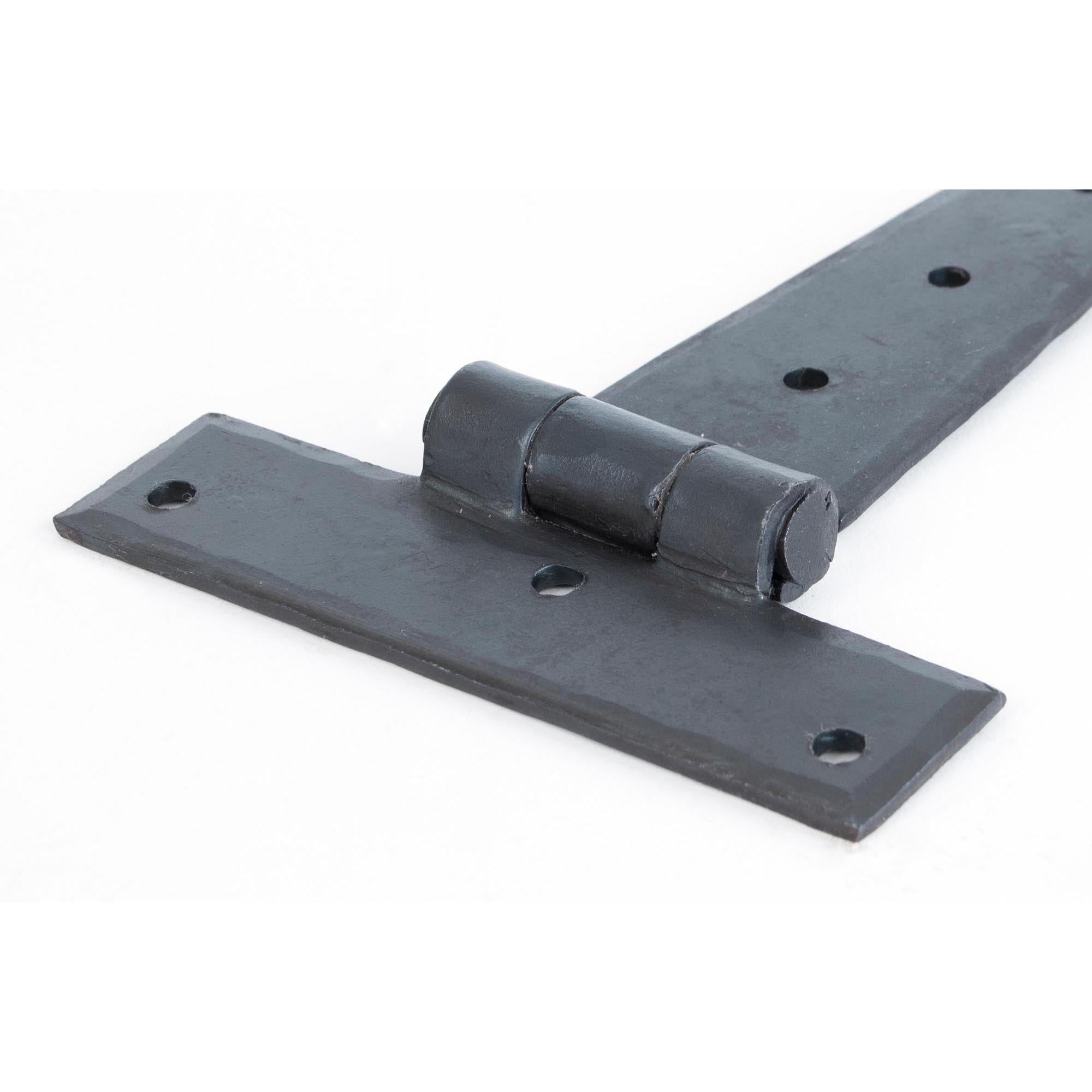 Beeswax 9" Penny End T Hinge (pair) | From The Anvil - T Hinges - From The Anvil - Yester Home