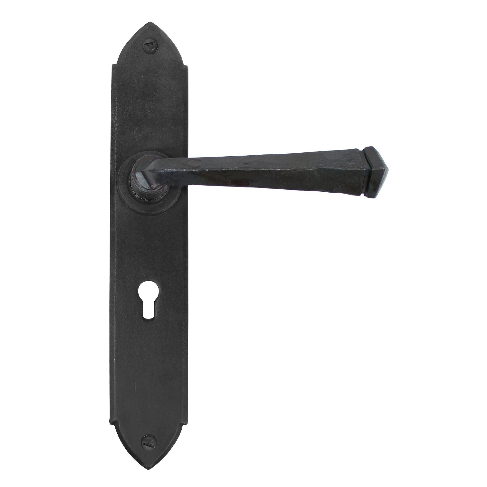 Beeswax Gothic Lever Lock Set | From The Anvil - Lever Lock - From The Anvil - Yester Home