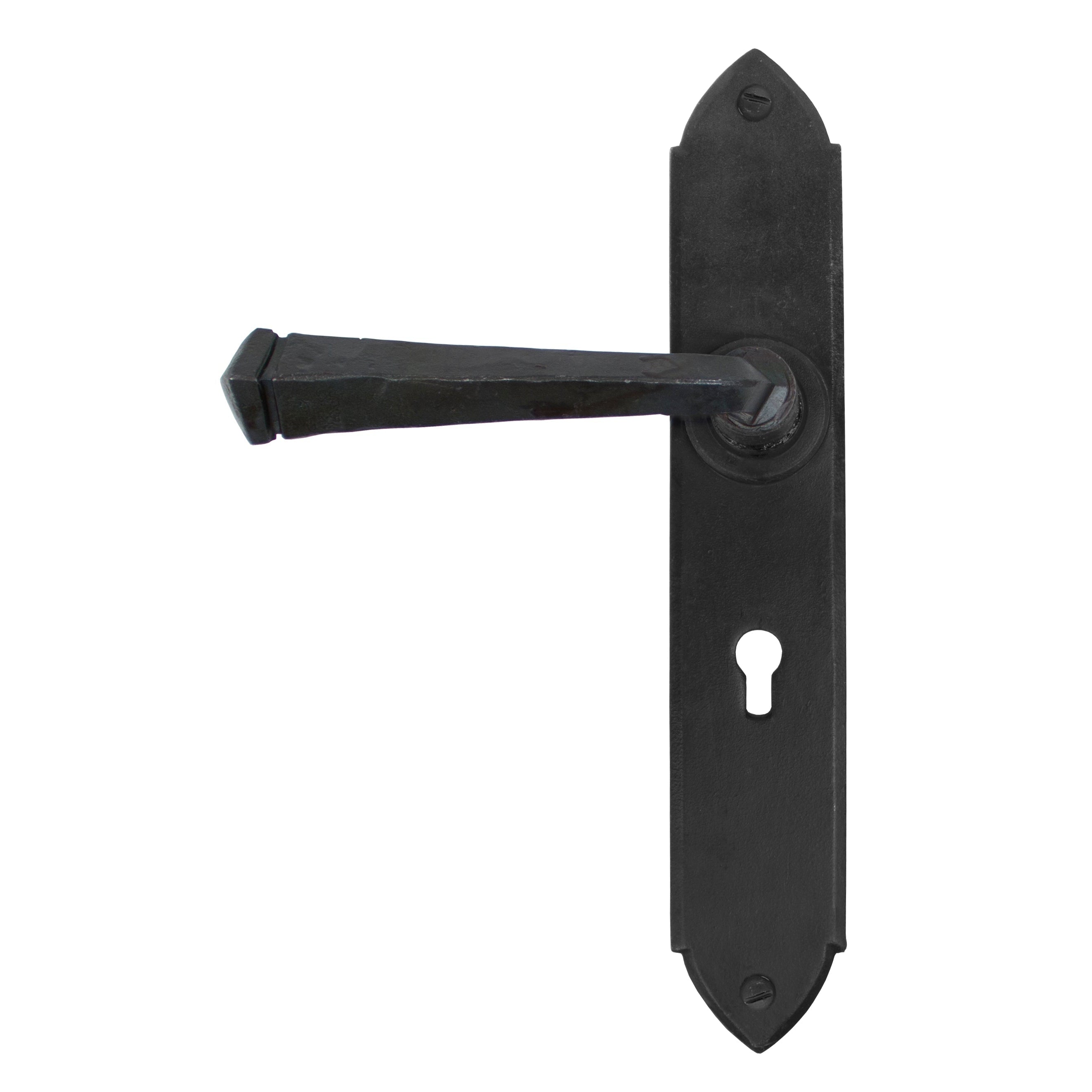 Beeswax Gothic Lever Lock Set | From The Anvil-Lever Lock-Yester Home