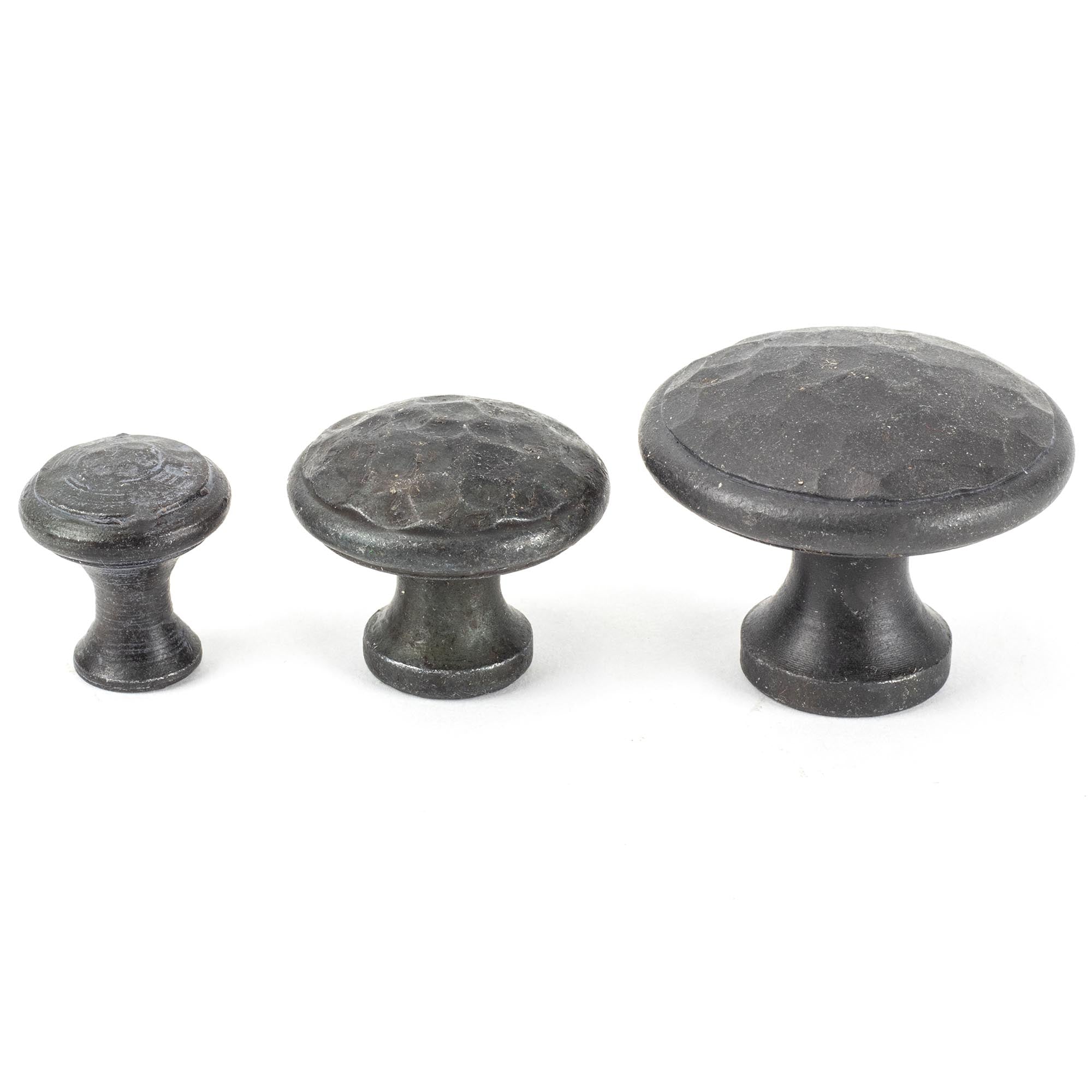 Beeswax Hammered Cabinet Knob - Large | From The Anvil - Cabinet Knobs - From The Anvil - Yester Home