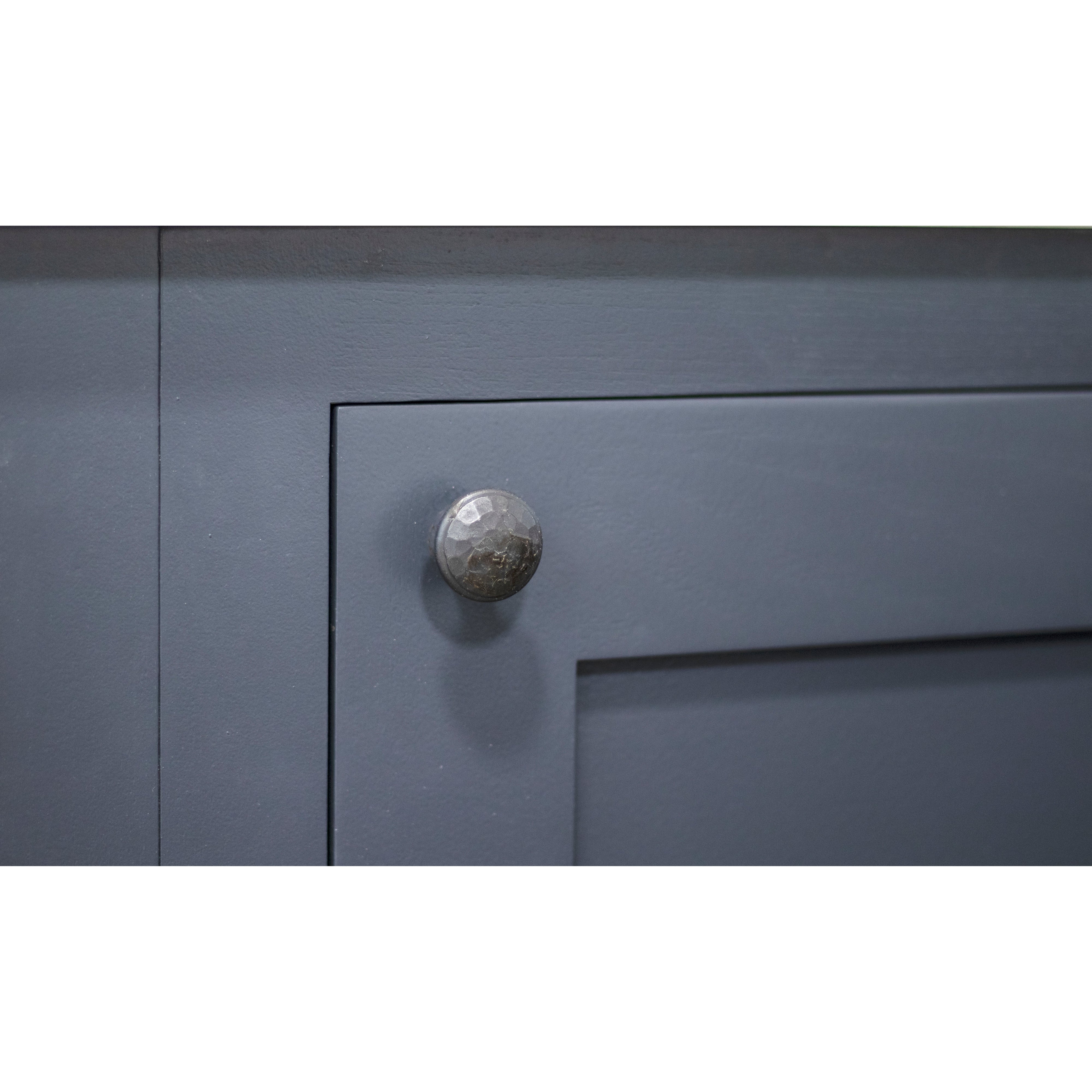 Beeswax Hammered Cabinet Knob - Medium | From The Anvil-Cabinet Knobs-Yester Home