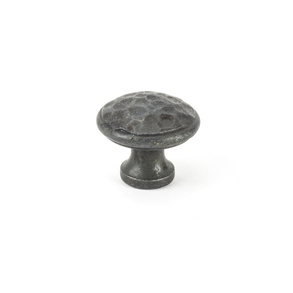 Beeswax Hammered Cabinet Knob - Medium | From The Anvil-Cabinet Knobs-Yester Home