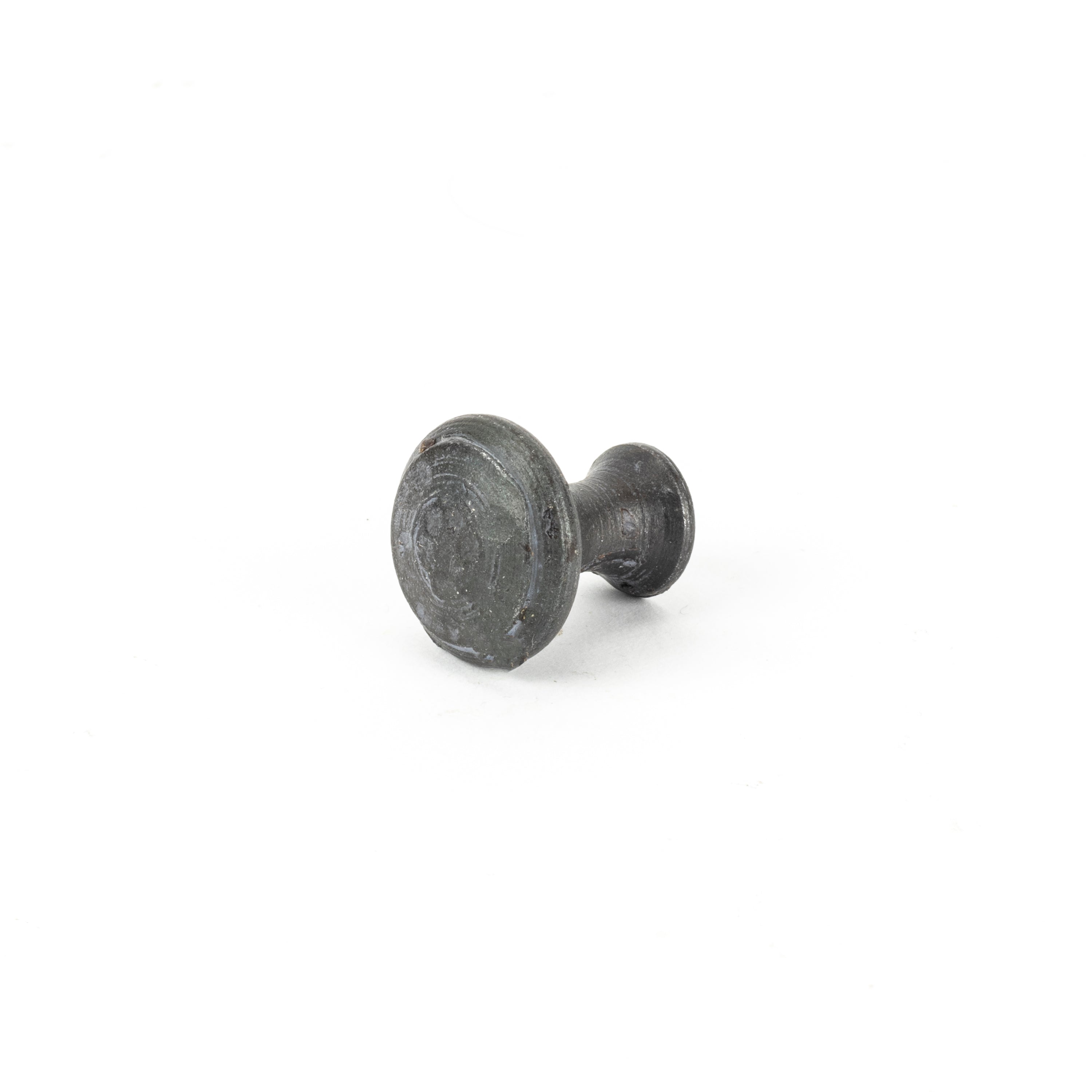 Beeswax Hammered Cabinet Knob - Small | From The Anvil-Cabinet Knobs-Yester Home