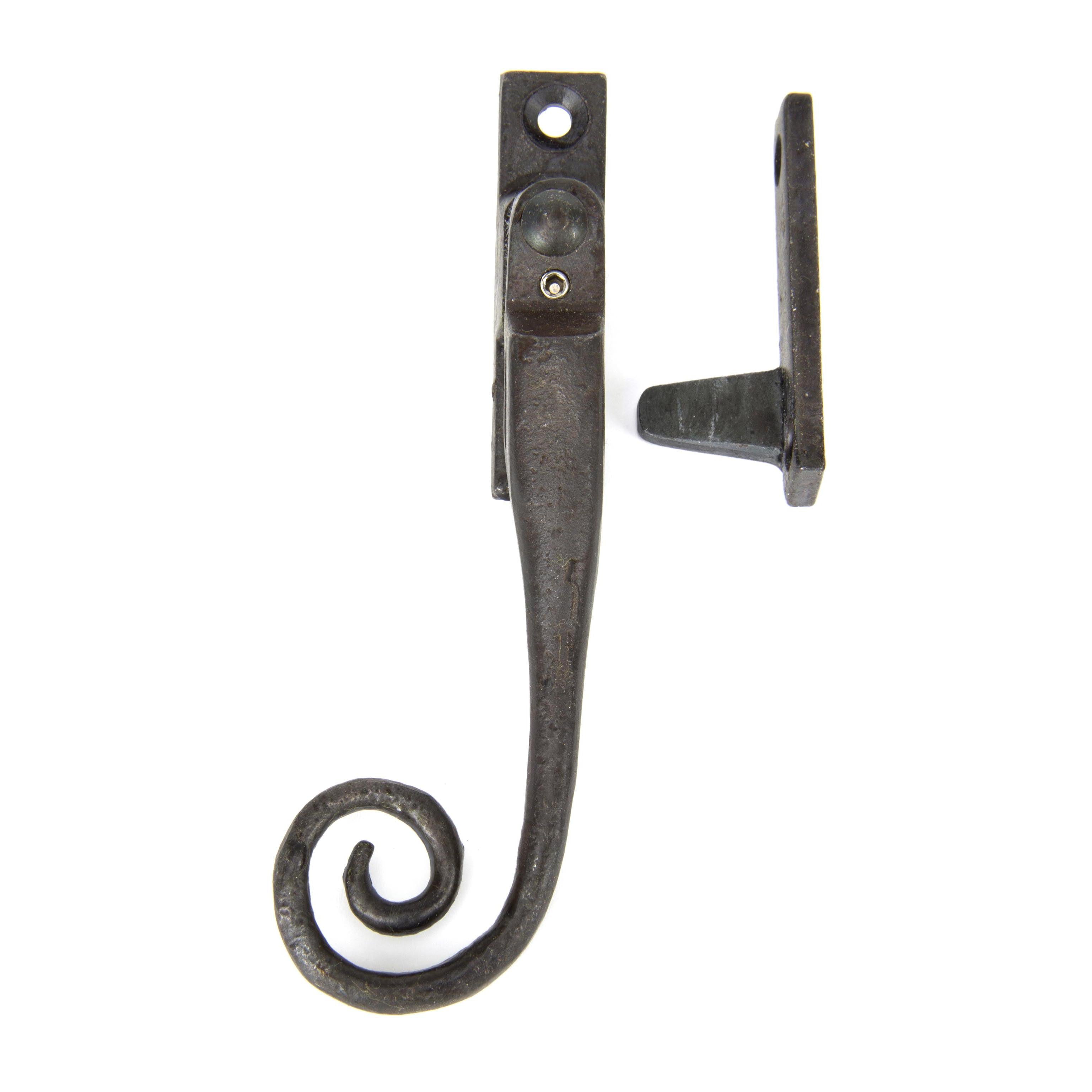 Beeswax LH Locking Night-vent Monkeytail Fastener | From The Anvil - Night-Vent Fasteners - From The Anvil - Yester Home