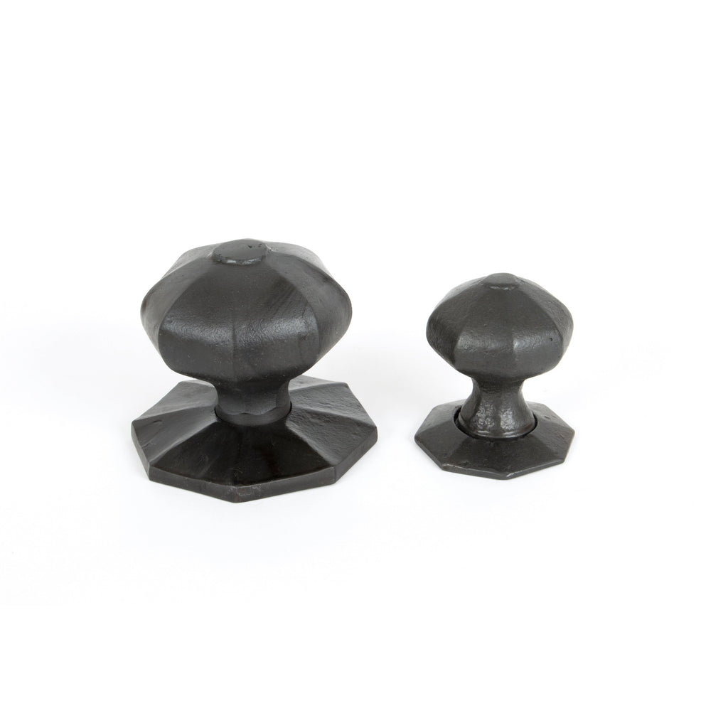 Beeswax Large Octagonal Mortice/Rim Knob Set | From The Anvil-Mortice Knobs-Yester Home