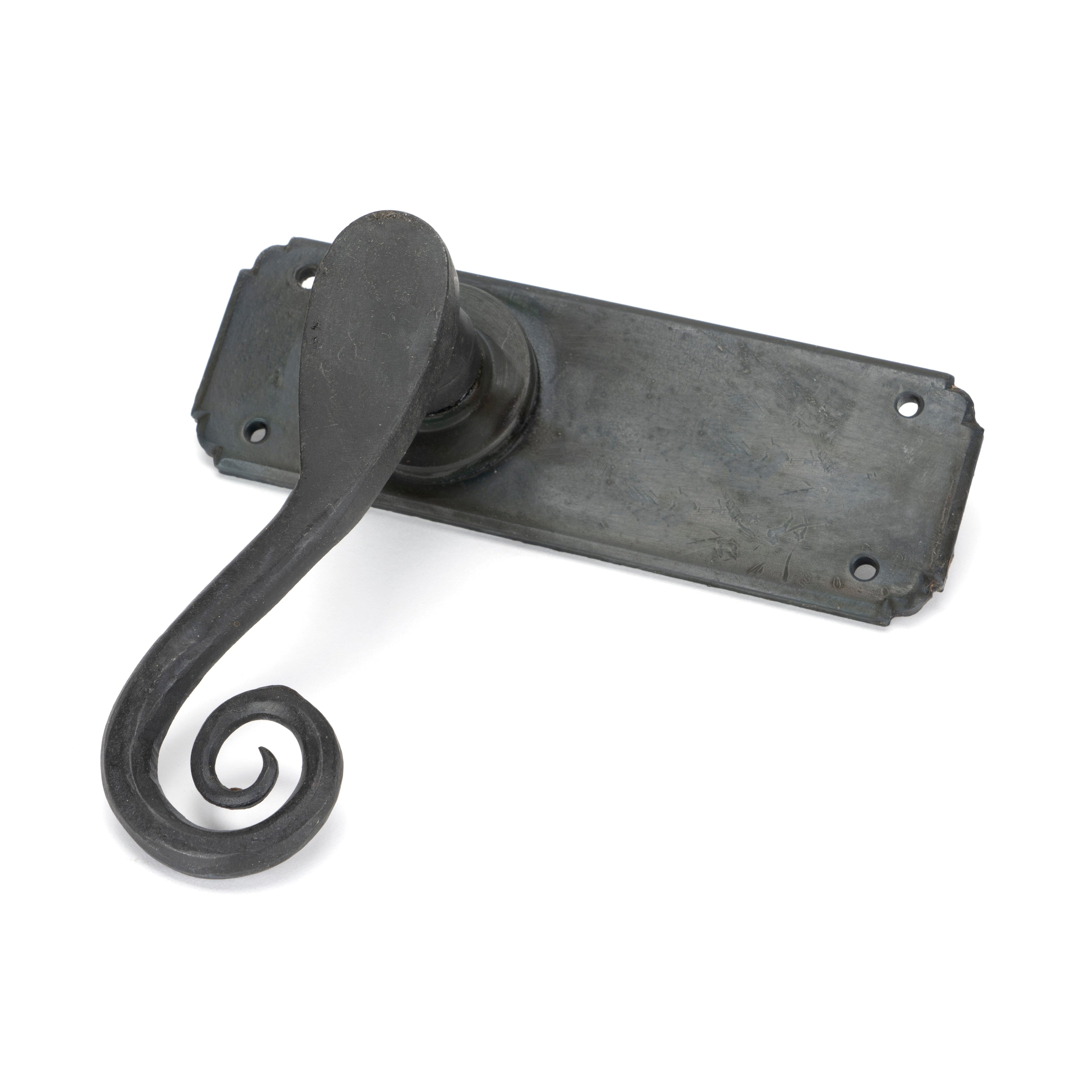 Beeswax Monkeytail Lever Latch Set | From The Anvil-Lever Latch-Yester Home