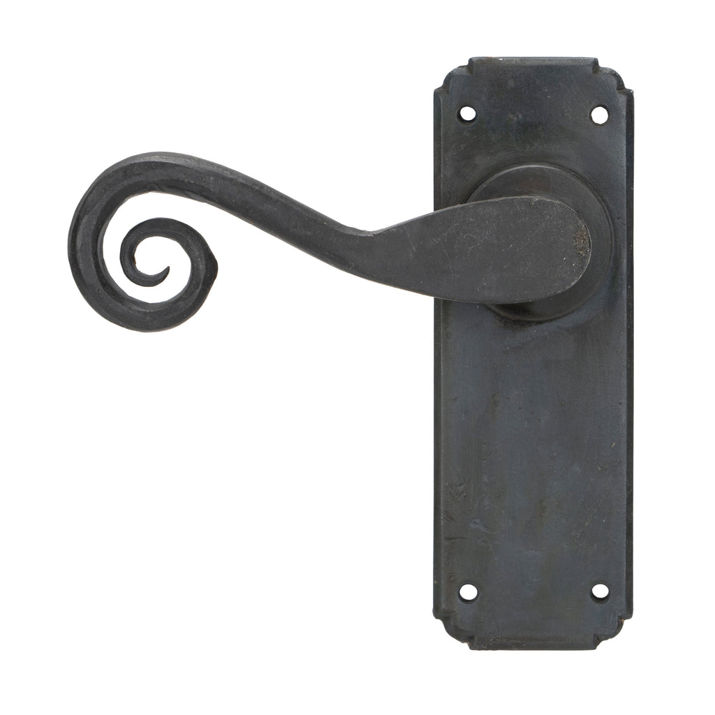 Beeswax Monkeytail Lever Latch Set | From The Anvil-Lever Latch-Yester Home