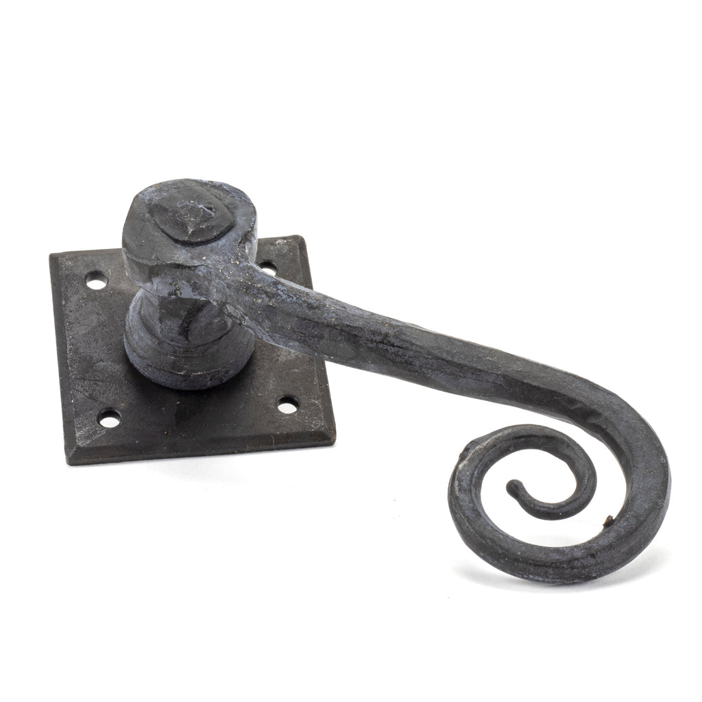 Beeswax Monkeytail Lever on Rose Set (Diamond) | From The Anvil-Lever on Rose-Yester Home